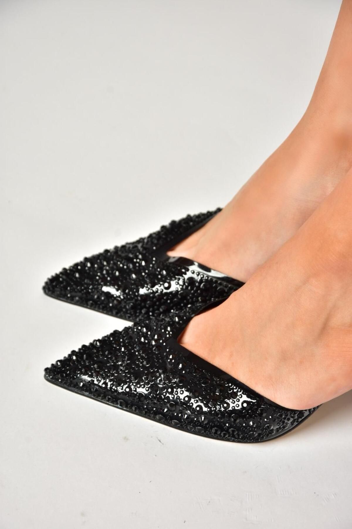 Fox Shoes Czarne Grube Obcasy - 09 Buty Damskie Kobieta - 37