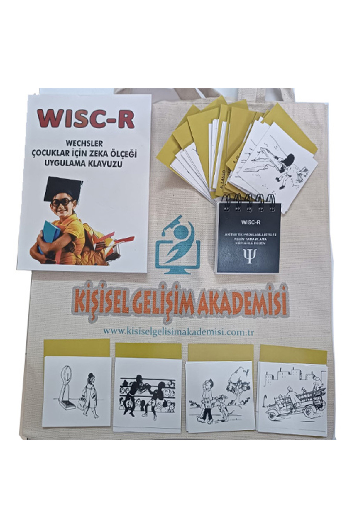 Kişisel Gelişim Akademisi WİSC-R ZEKA TESTİ UYGULAYICI ÇANTASI