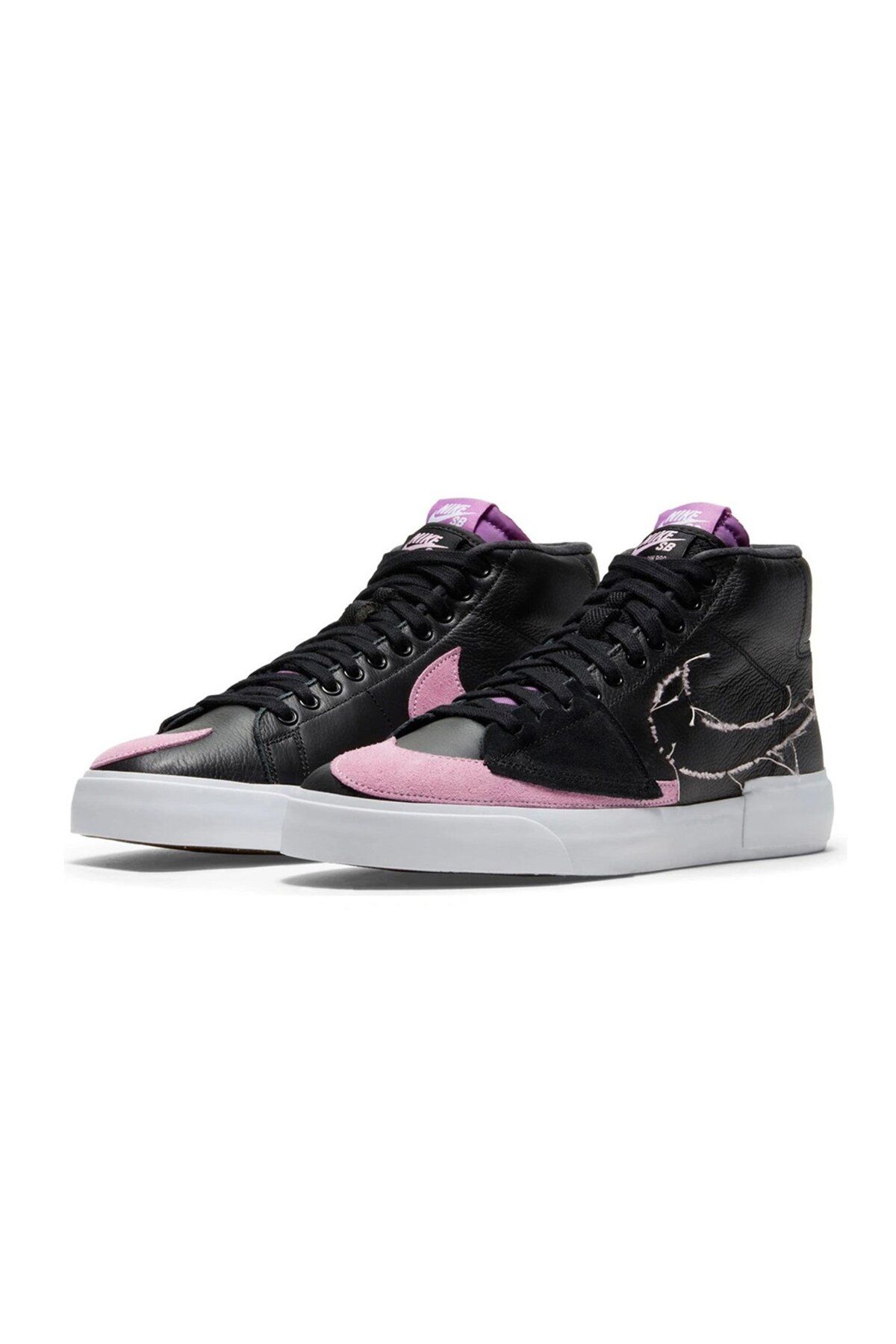 اسنیکر طلایی مردانه SB Zoom Blazer Mid Edge کفش Nike
