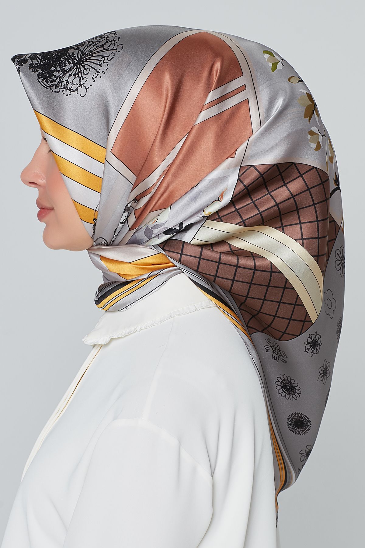 روسری زنانه آرمینه | E20YA8303D03 Armine - Image 2