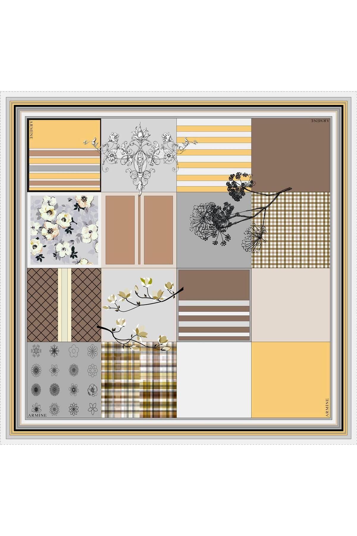 روسری زنانه آرمینه | E20YA8303D03 Armine - Image 5