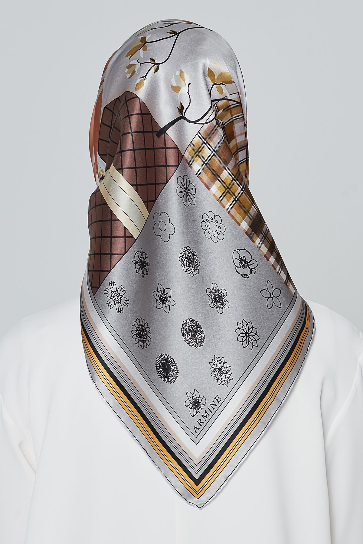 روسری زنانه آرمینه | E20YA8303D03 Armine - Image 4