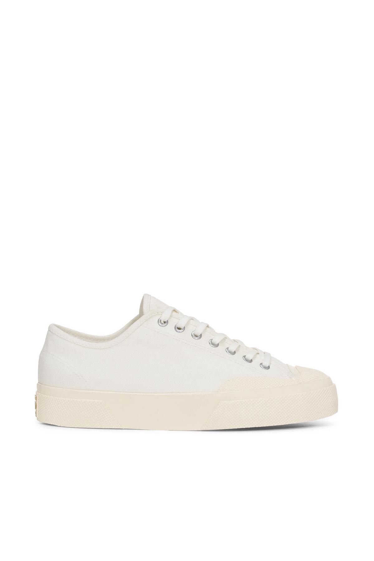2432 Works Low Cut Brokentwill Unisex White Sneaker Superga
