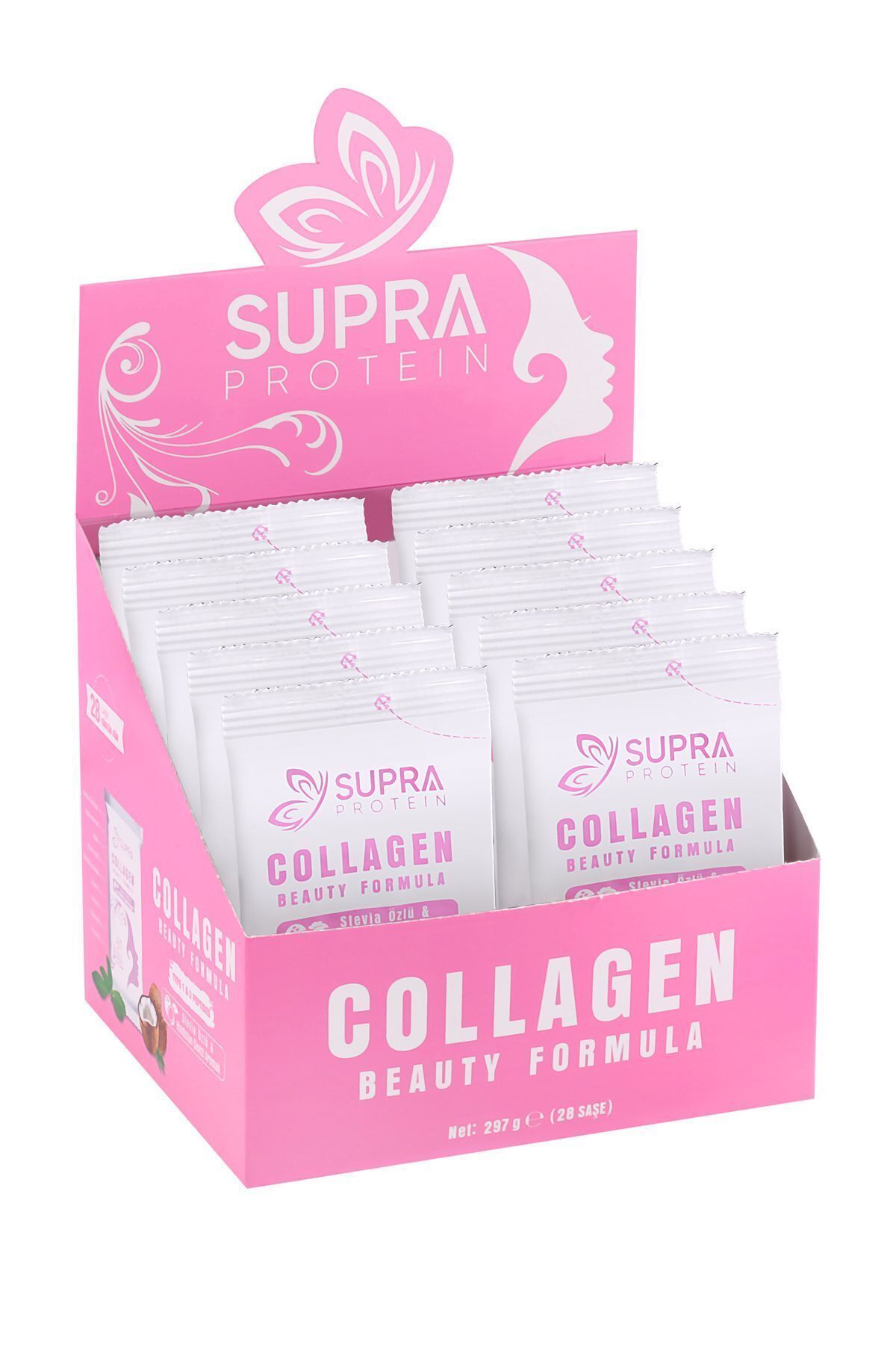 Supra Protein Collagen Beauty Formula 28 пакетиков с порошковой коллагеновой добавкой S51961