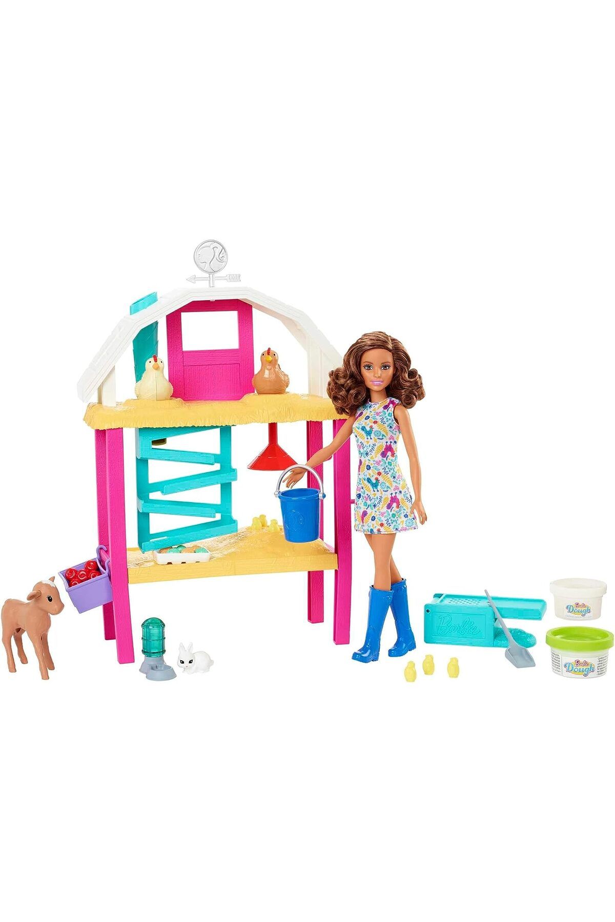 Barbie Eğlenceli Çiftlik Hayatı Oyun Seti, 4 Yaş Ve Üzeri, Hgy88 010101MATHGY88