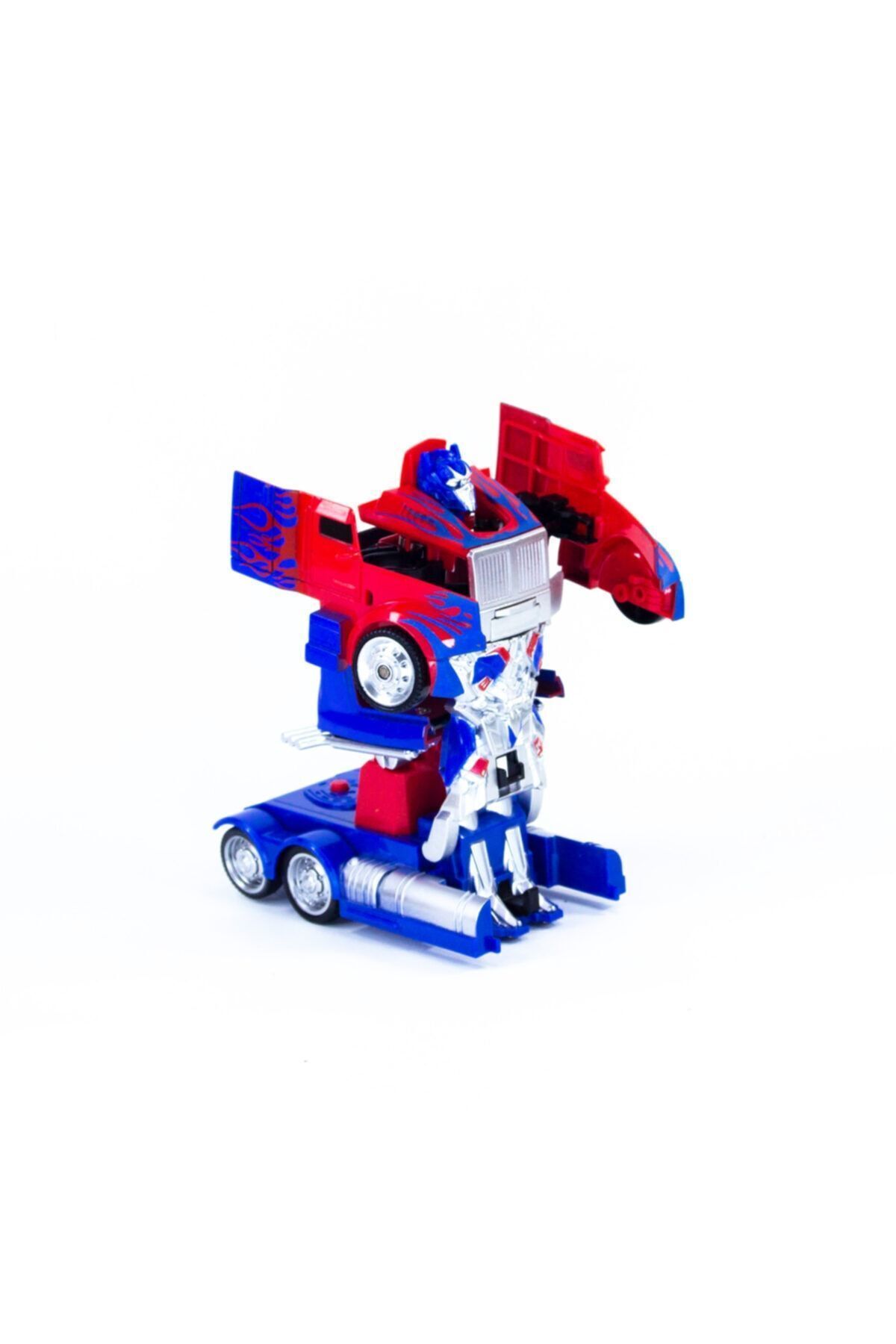 Pasifik Toys Tek Tuşla Robota Dönüşen Transformers Optimus Çek Bırak Araba fotoğrafı 3 (önizleme)