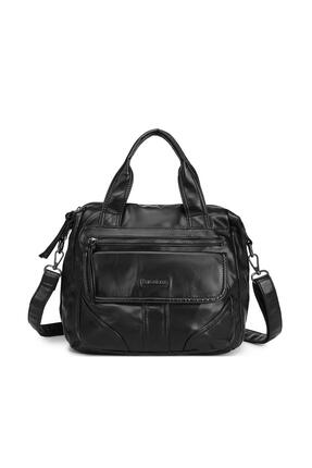 BARCELONA 21K Yıkama Deri Omuz Askılı Soft Kadın Çantası 21-K Barcelona 1873