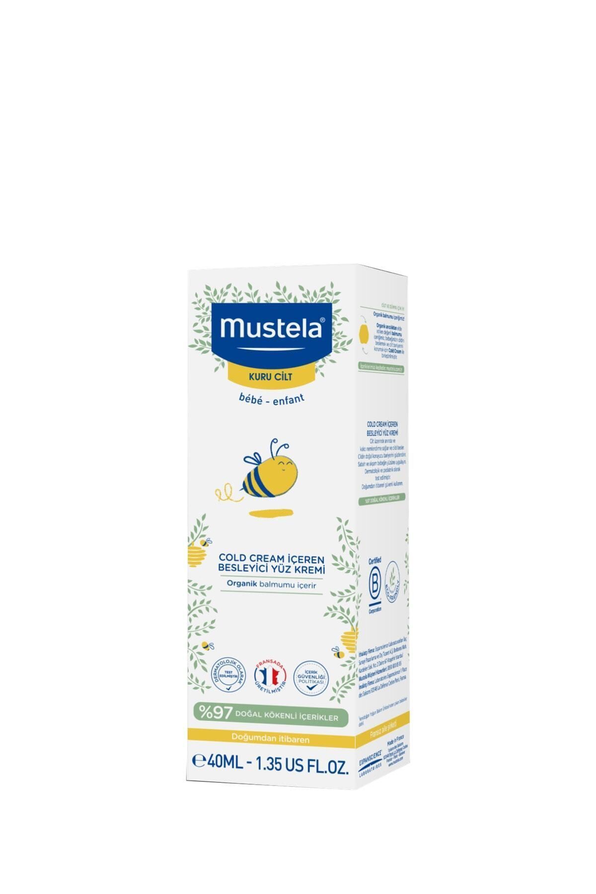 Питательный крем для лица Mustela с кольдкремом 40 мл 3504105028695