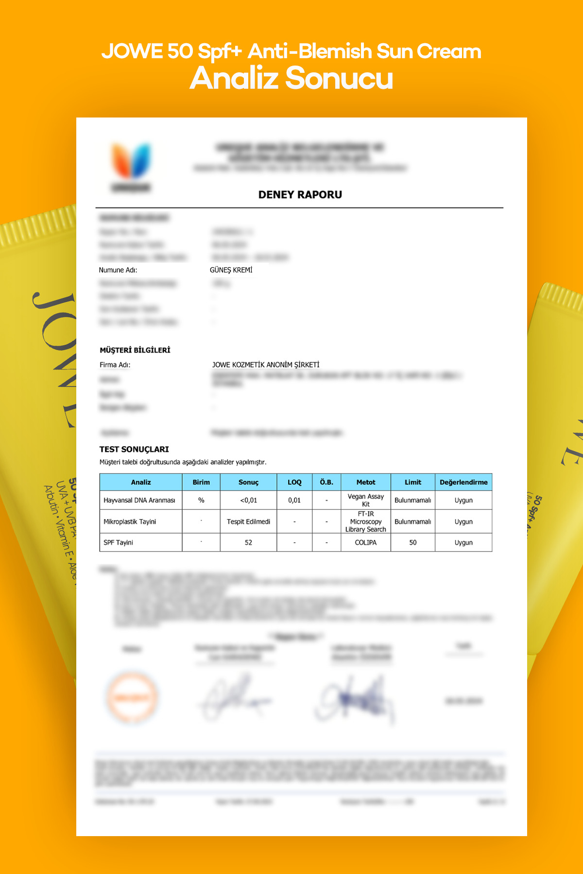 ضد آفتاب صورت   JOWE | LKGK-50ML اورجینال - تصویر 6