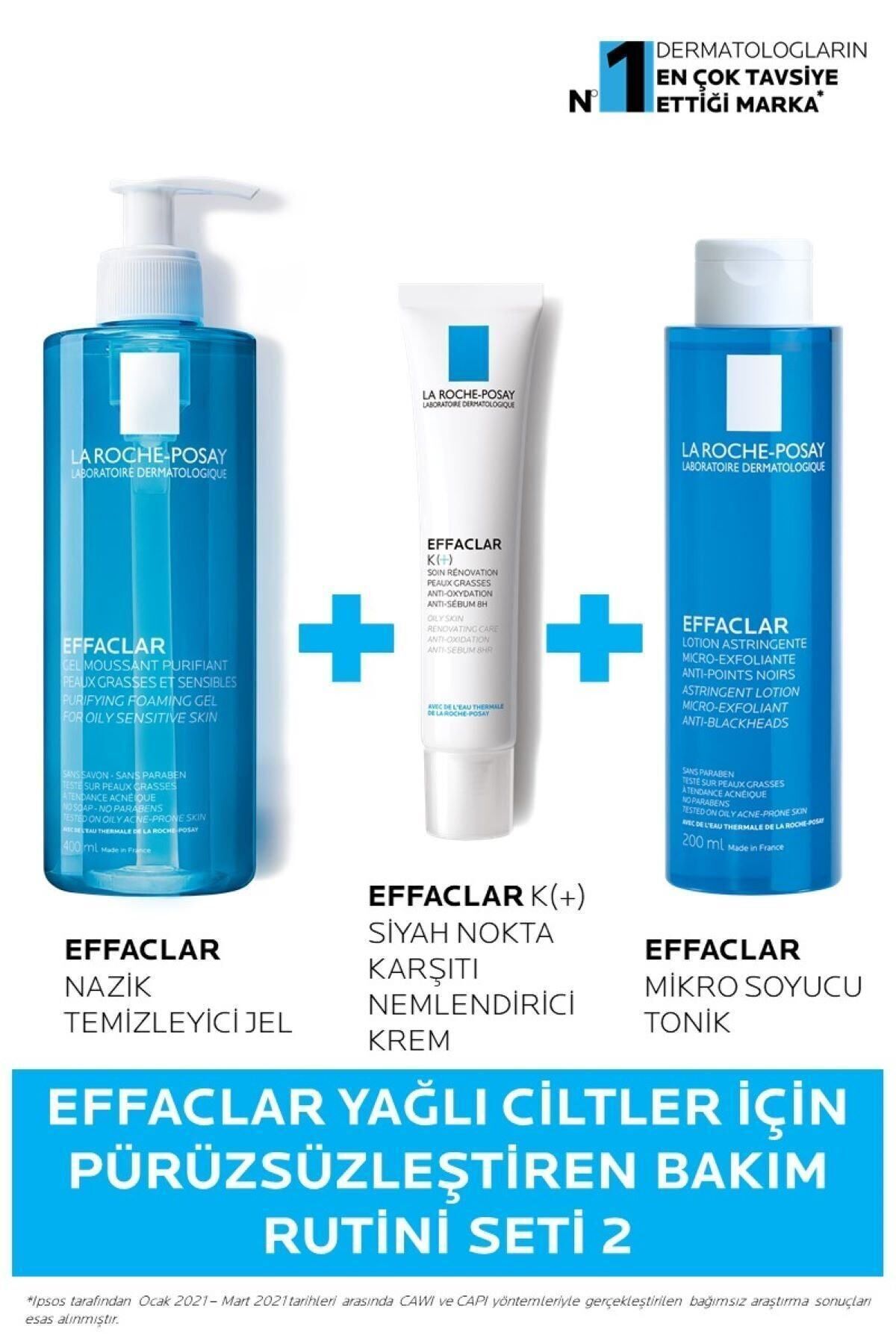 La Roche Posay Effaclar Разглаживающий набор для ухода за жирной кожей против черных точек GLB20200225021