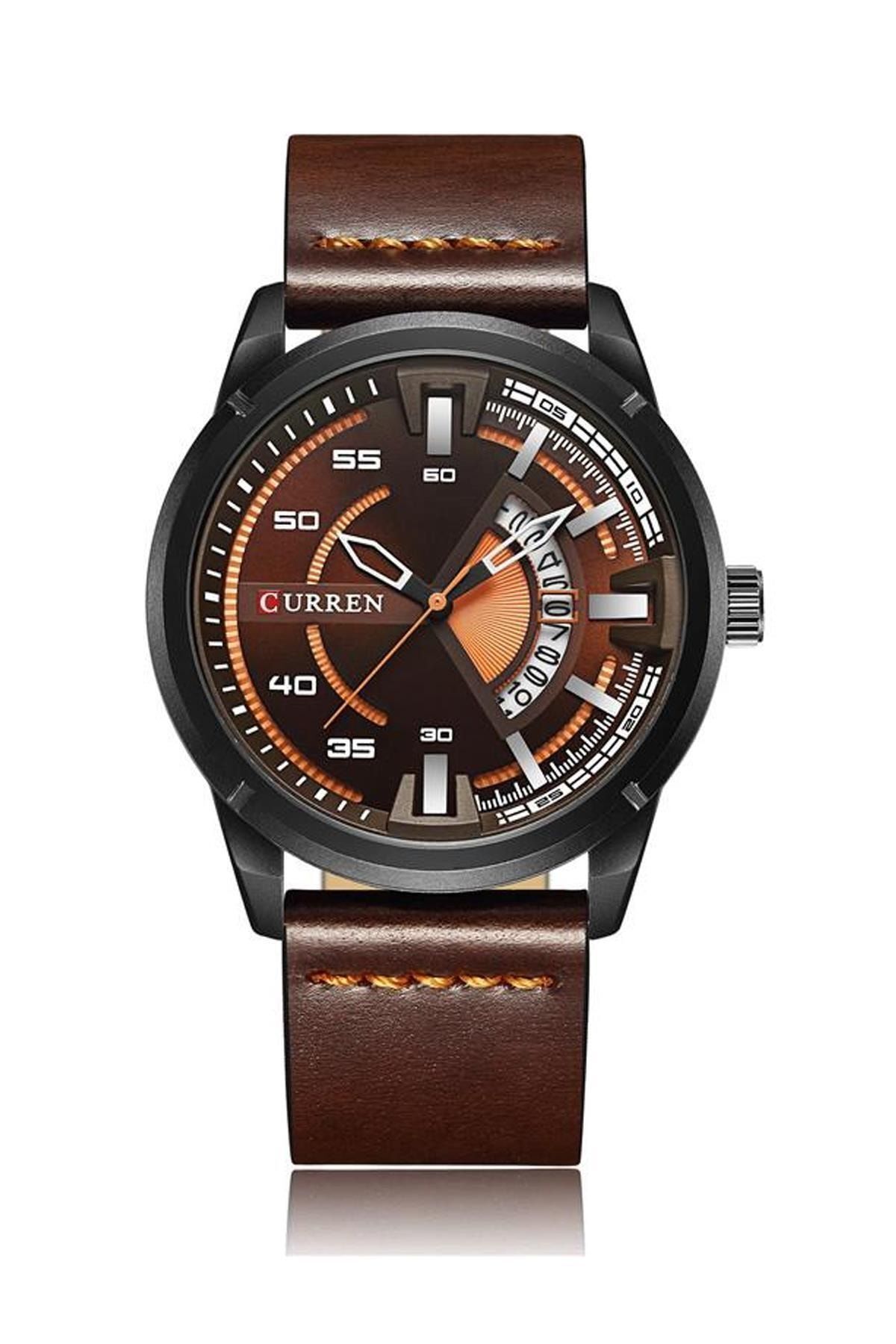 Curren 8298 Calendar Strap Men s Wristwatch Trendyol