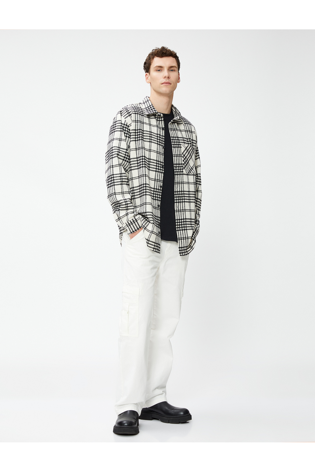 پیراهن مردانه کوتون | 4WAM60006HW Koton - Image 2