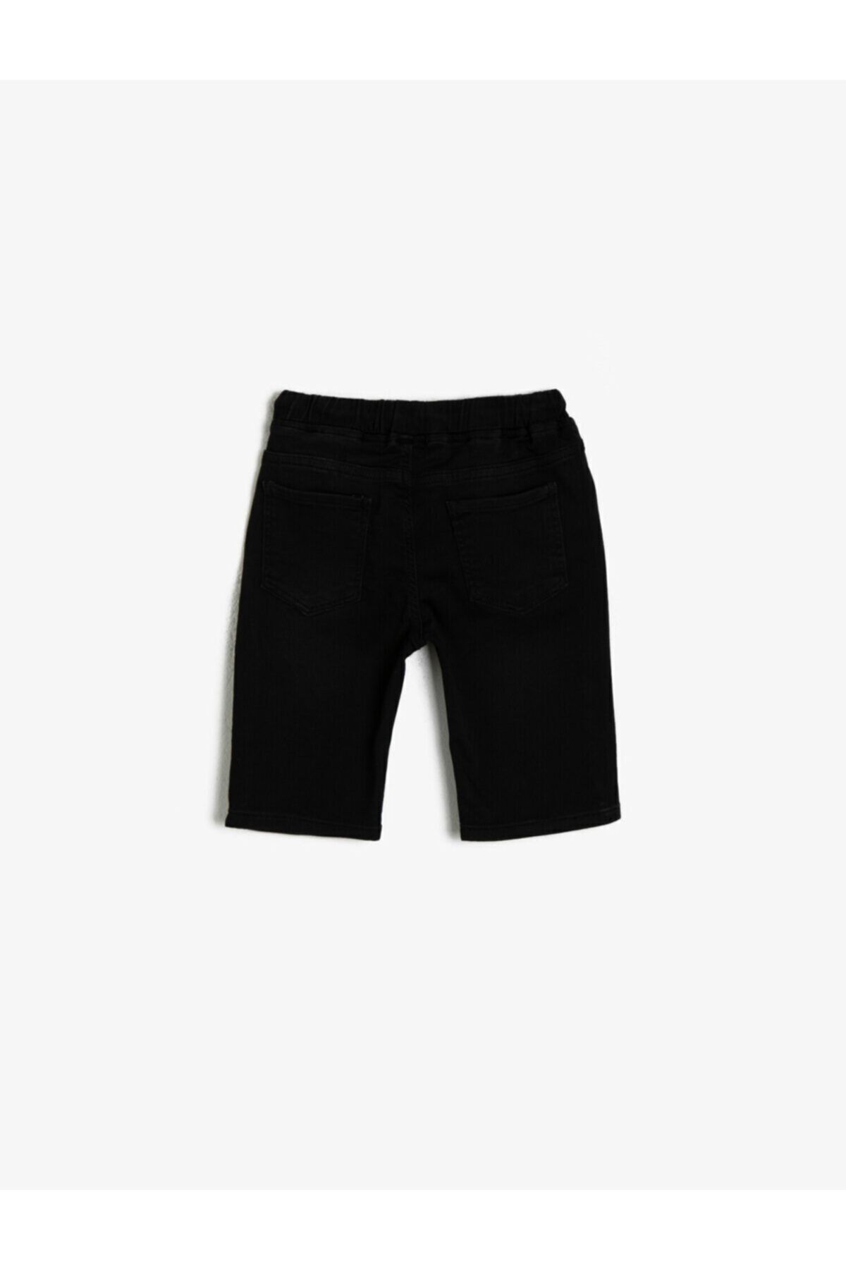 شورت و شلوارک پسرانه مشکی کوتونKoton | 0YKB46110OW اورجینال - تصویر 2