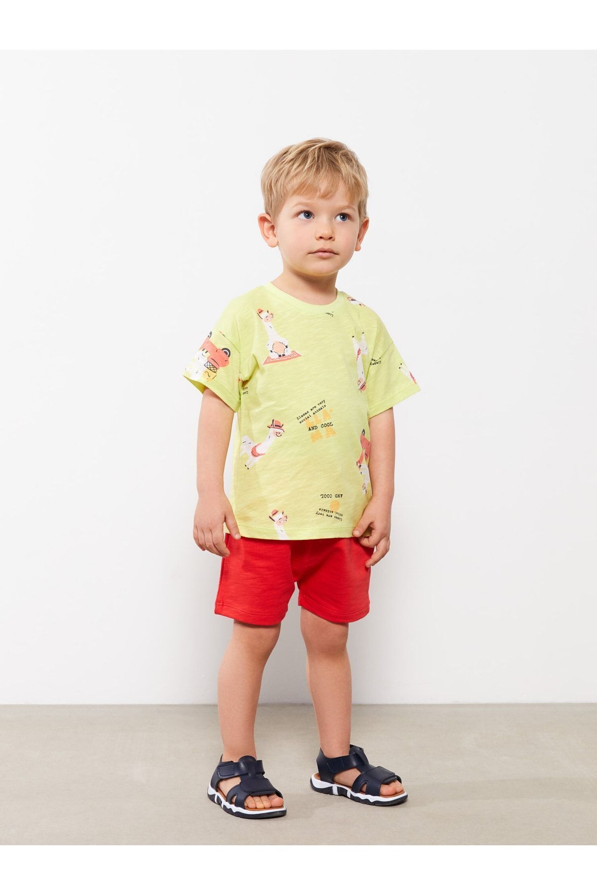 شورت و شلوارک پسرانه آبی سرمه ای ال سی وایکیکیLC Waikiki | S2G338Z1GXV اورجینال - تصویر 3