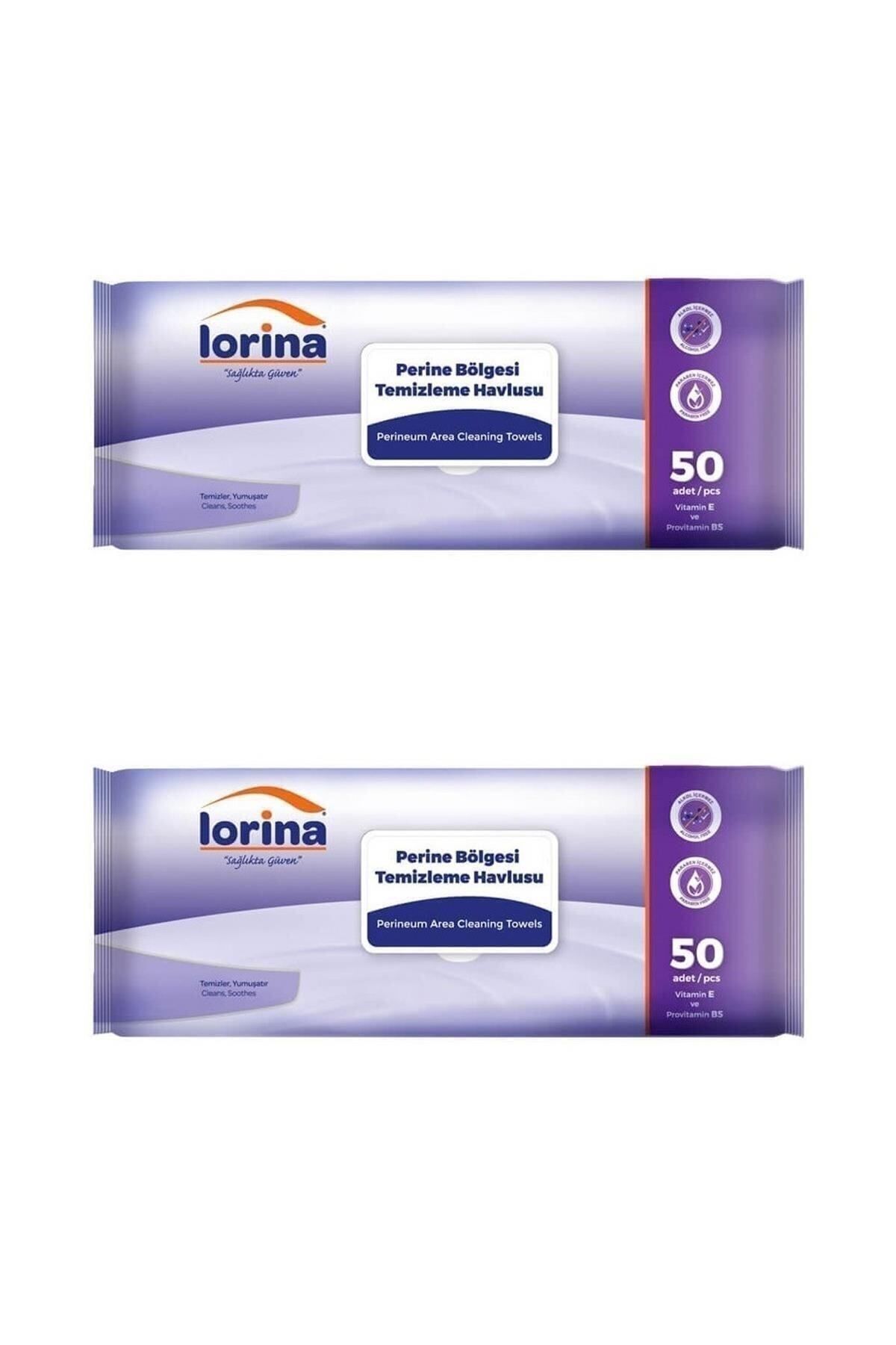 LORİNA Perine Bölgesi Temizleme Havlusu 100'lü