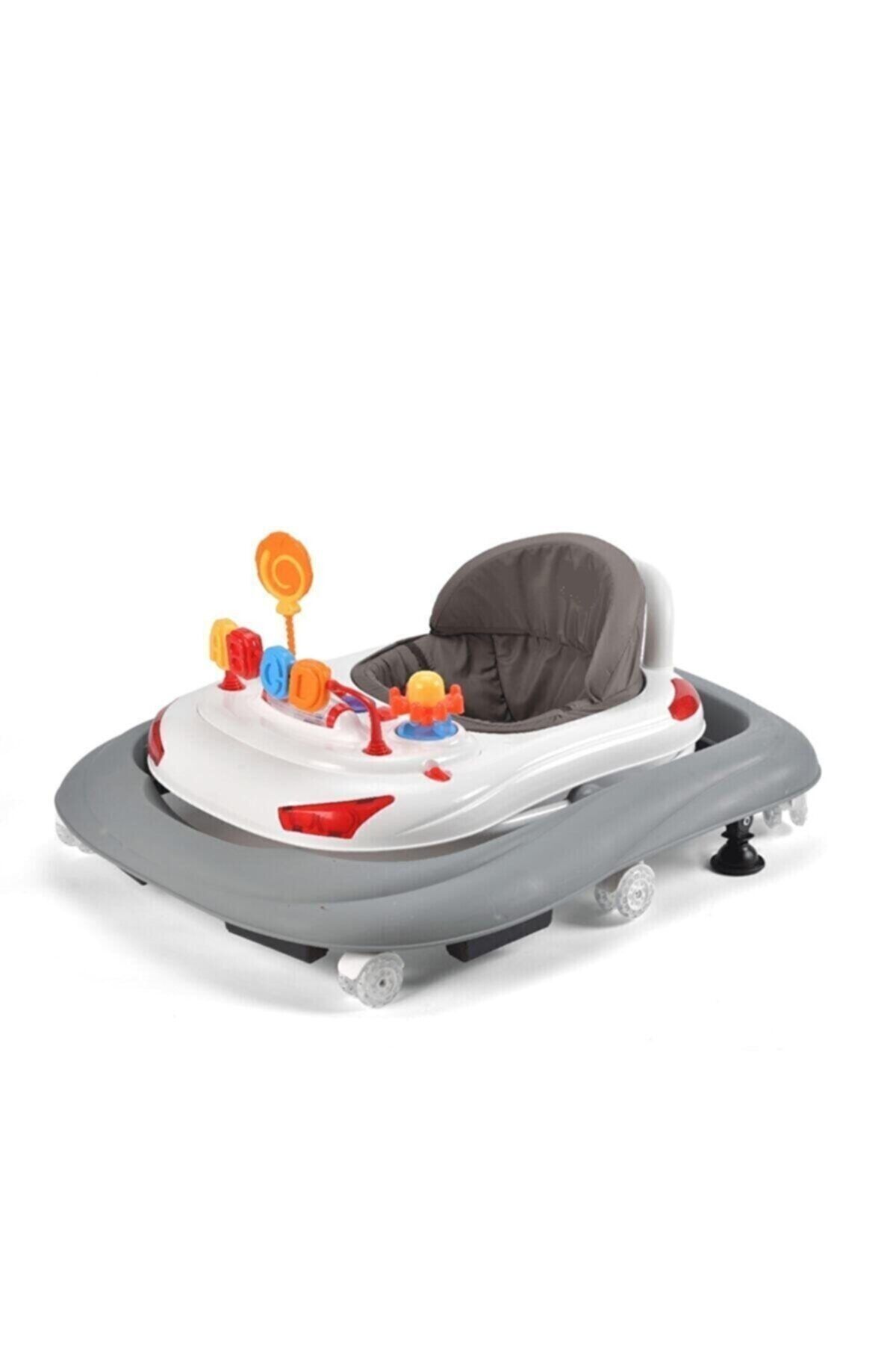 Babyhope 219 Tobby Yürüteç Yürüme Arabası Bebek Yürüteci Gri fotoğrafı 4 (önizleme)