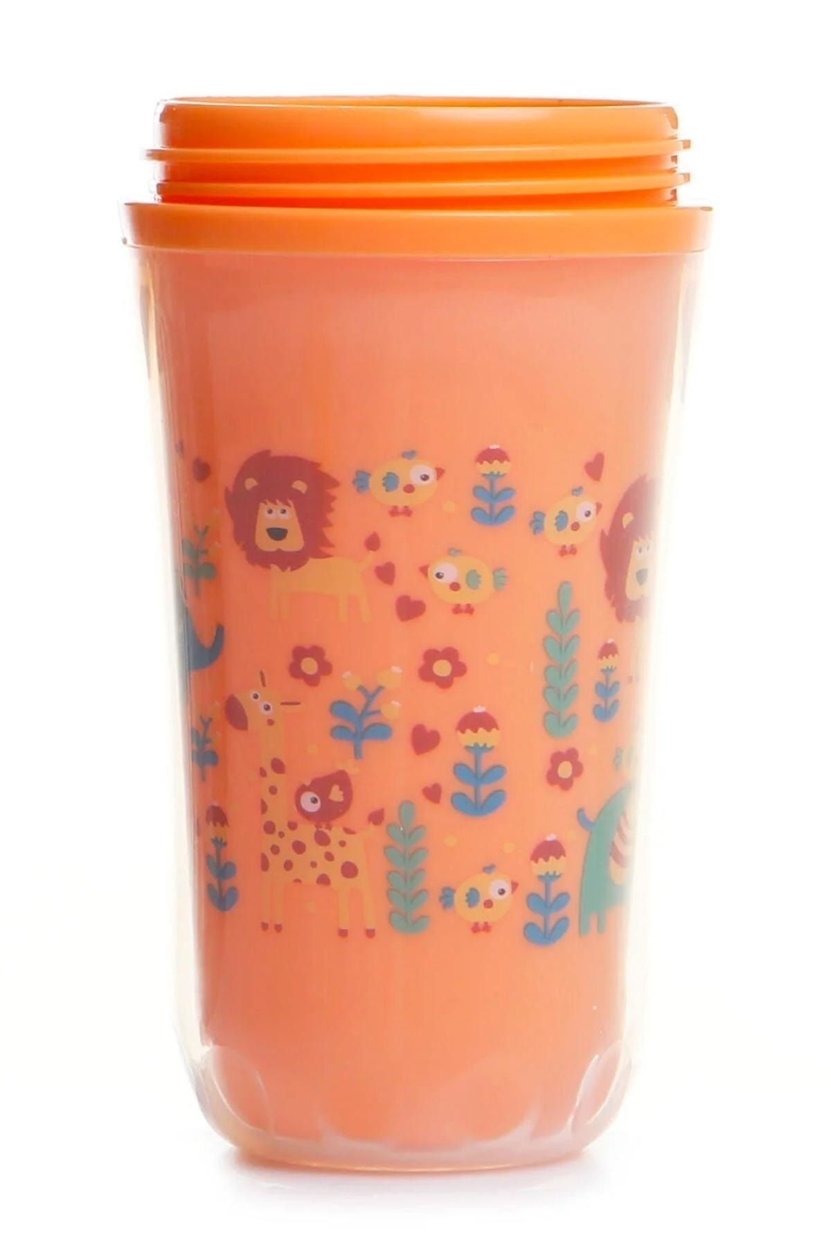 Wee Baby Wee 353 Yalıtımlı Alıştırma Bardağı Turuncu fotoğrafı 4 (önizleme)