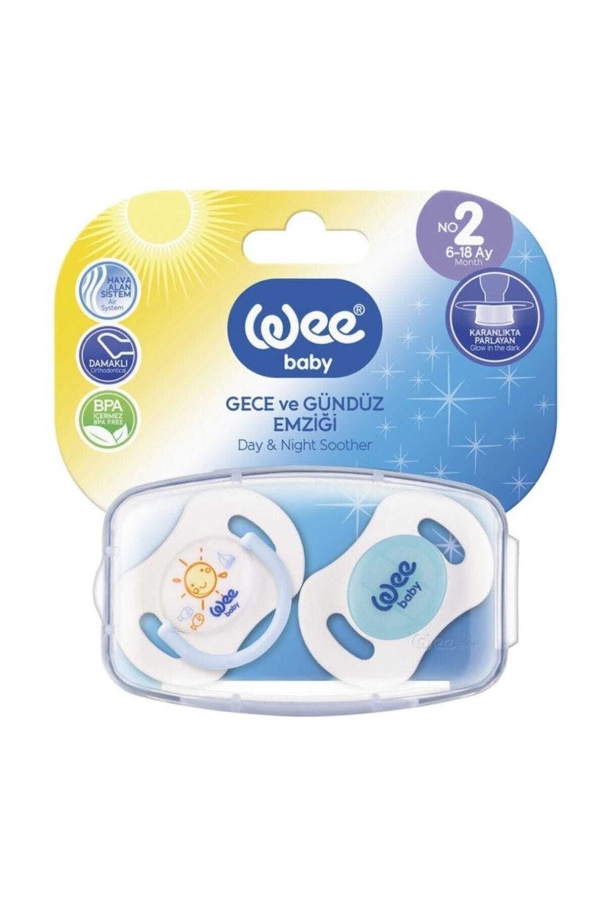 Wee Baby 2'li Gece/gündüz Emziği No:2 153 Turkuaz fotoğrafı 2 (önizleme)