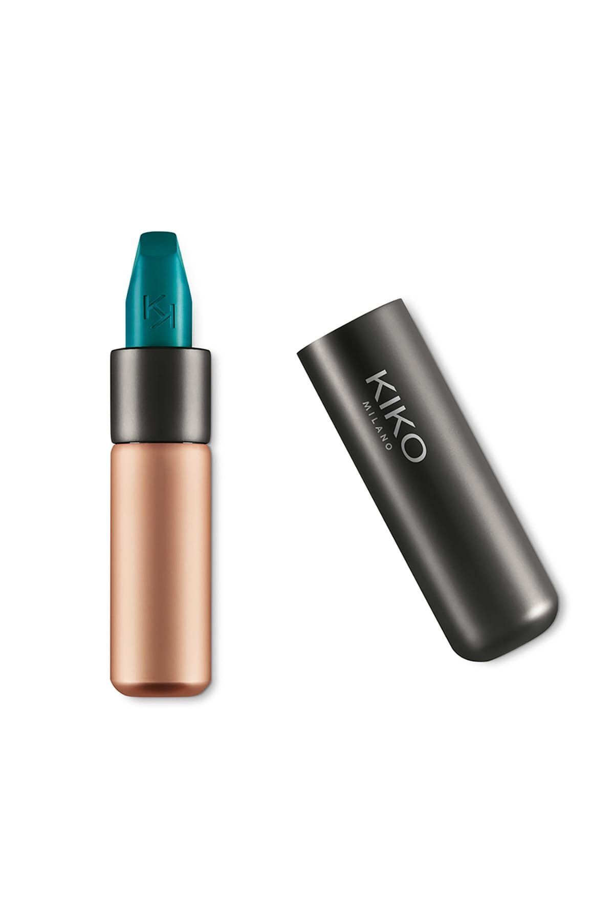 KIKO Satin Matte Lipstick - Velvet Passion Matte Lipstick 322 Sapphire Green 8025272631921 KM00201030