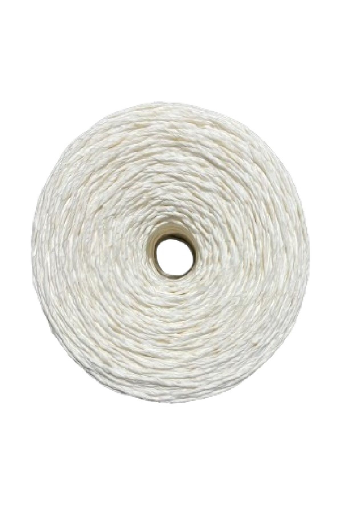 DlrS-Ecru Paper String Hat and String Bag - Supla String Decor 2