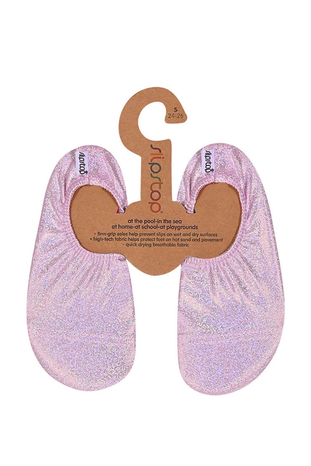 Slipstop Kinder Schwimmschuhe XL (33-35) - Rutschfest Schwarz