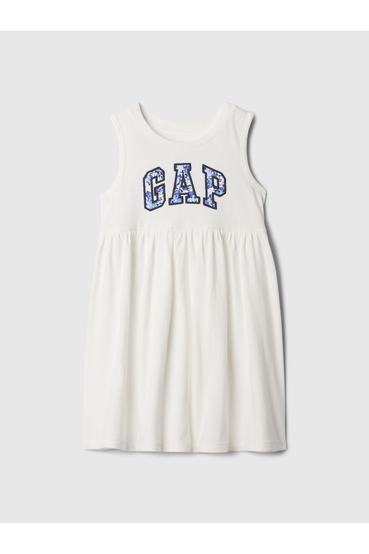 GAP Baby Girl Off-White Платье с логотипом Gap 440825