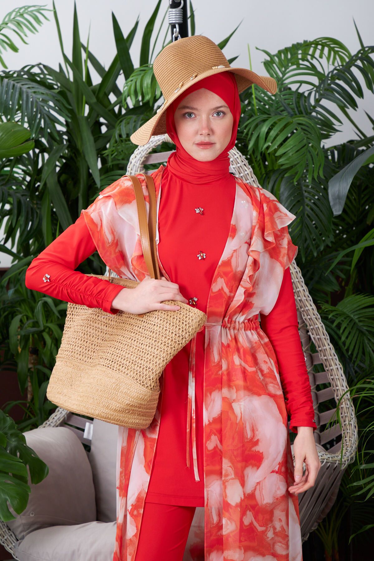 Moodbasic-Orange Tulle Testature Pareo 4
