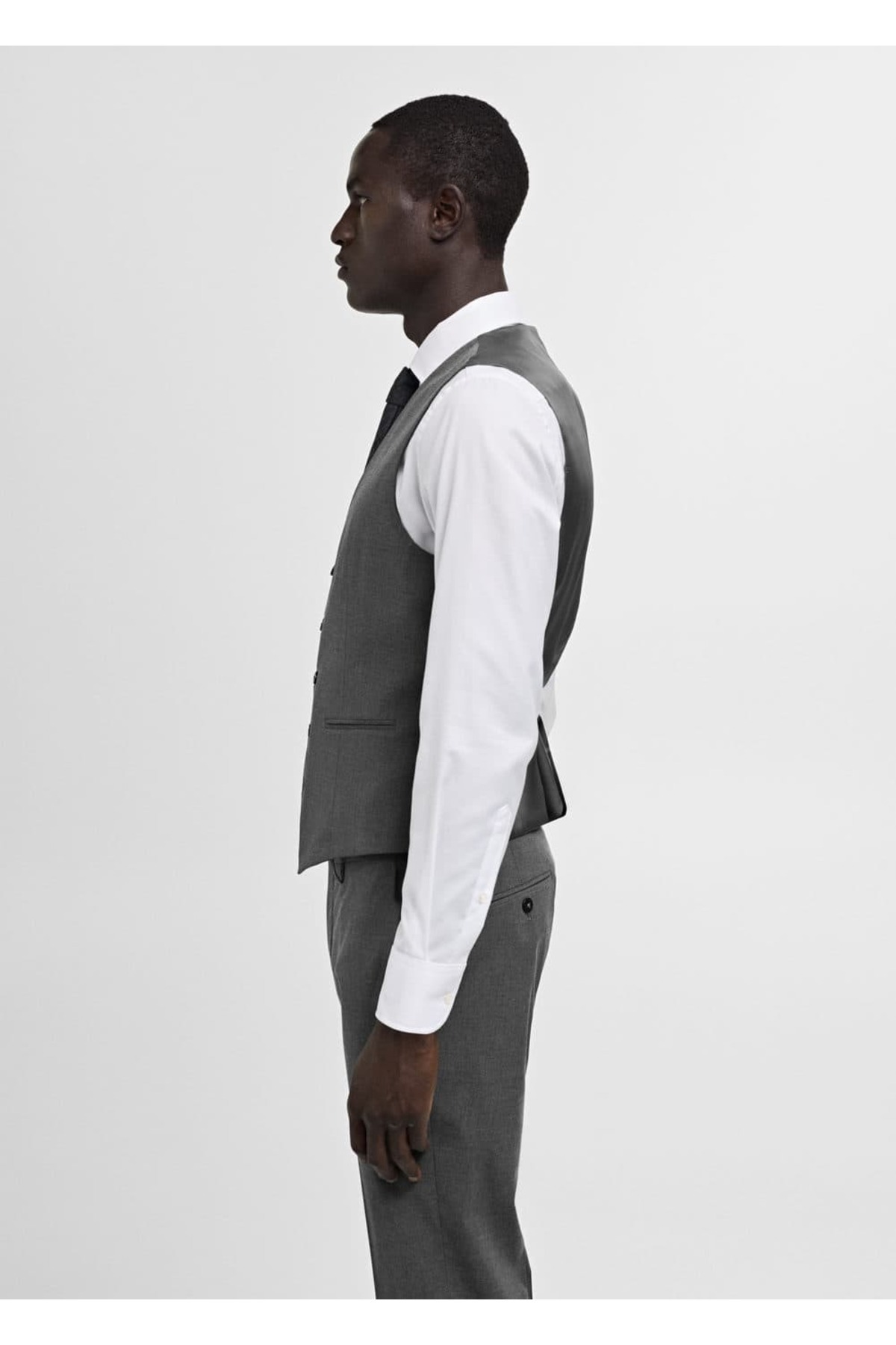 ژاکت مردانه خاکستری منگو | 77080568 اورجینال - تصویر 6