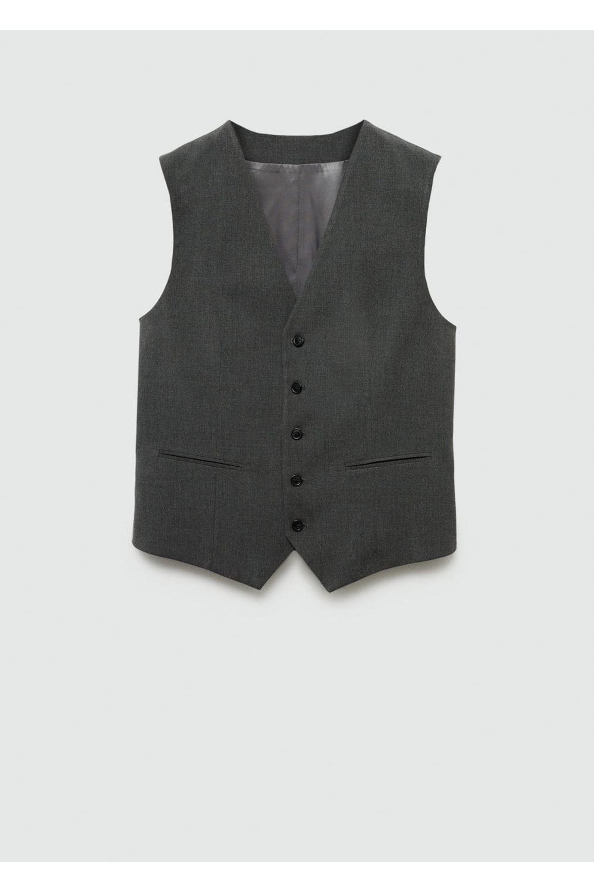 ژاکت مردانه خاکستری منگو | 77080568 اورجینال - تصویر 3