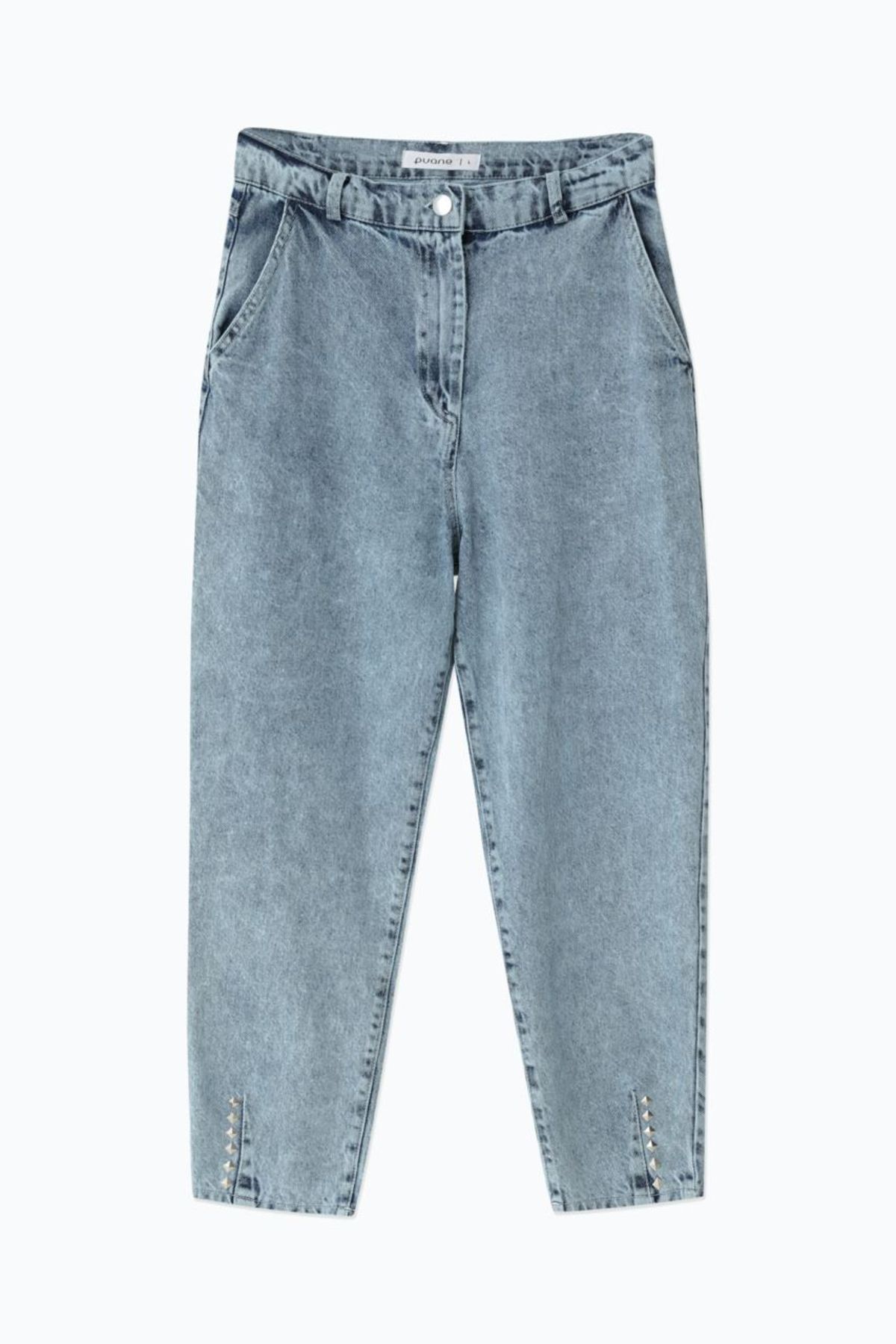 Puane-Lycra Free (Get Patterns Small-1 Size Larger) Ankle Length Jeans with Stapled Legs 18113 1