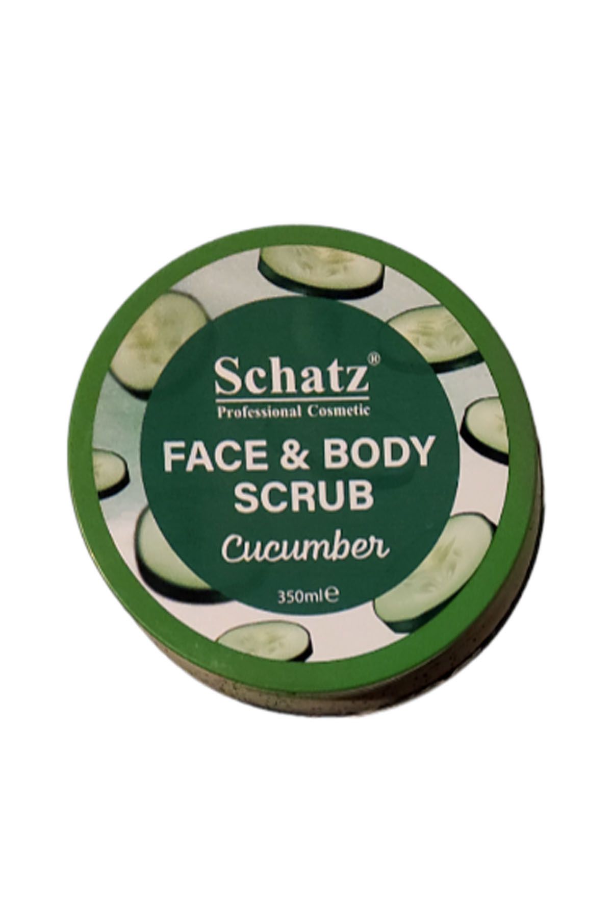Schatz-350 ml.Cucumber Cucumber Extract Antioxidant Face and Body Scrub 4