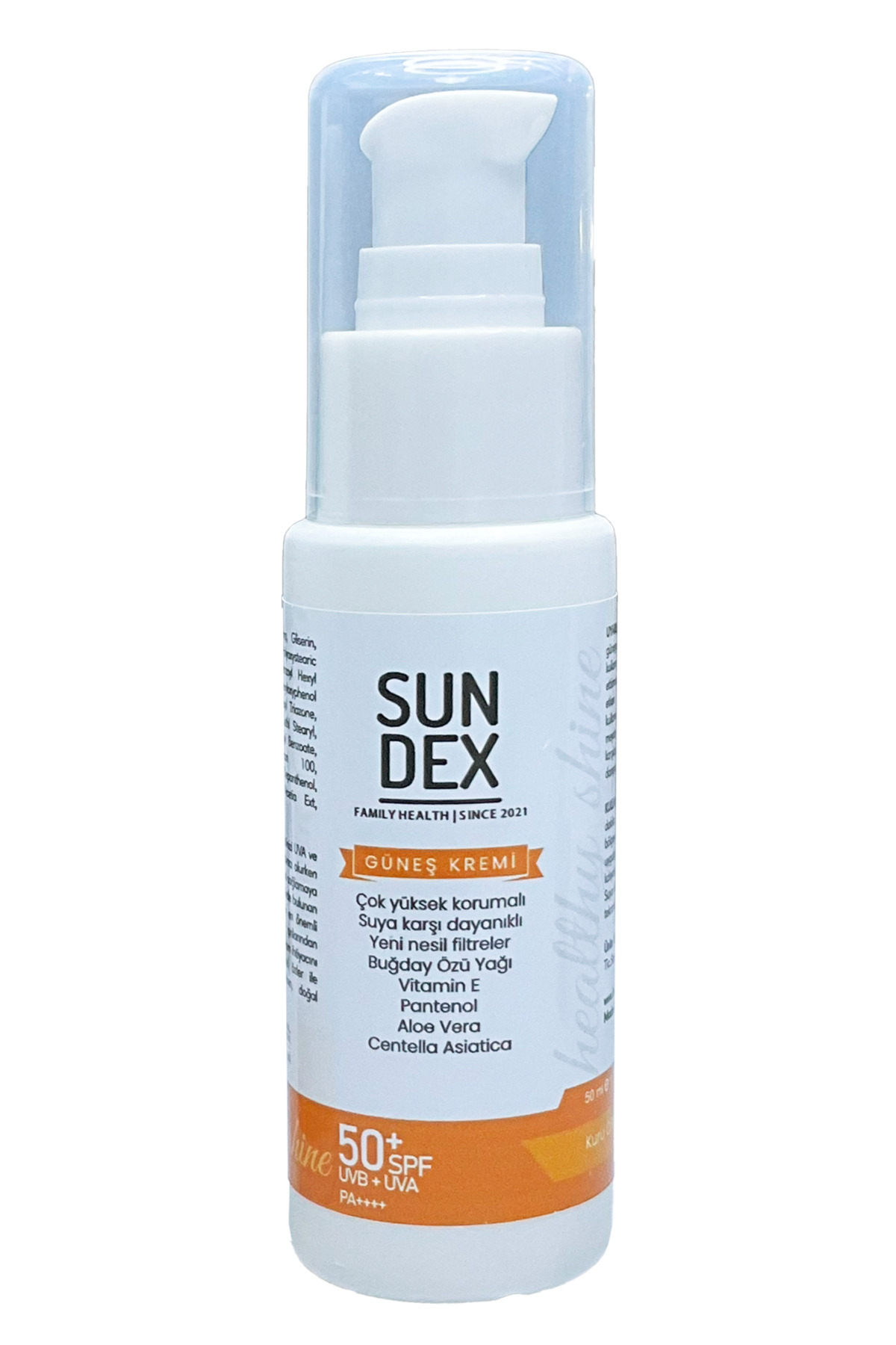 Healthy Shine SPF 50+ Yüz Güneş Kremi Kuru Ciltler 50 ml — SNDXKURUGNSKRM — تصویر 2 از 2