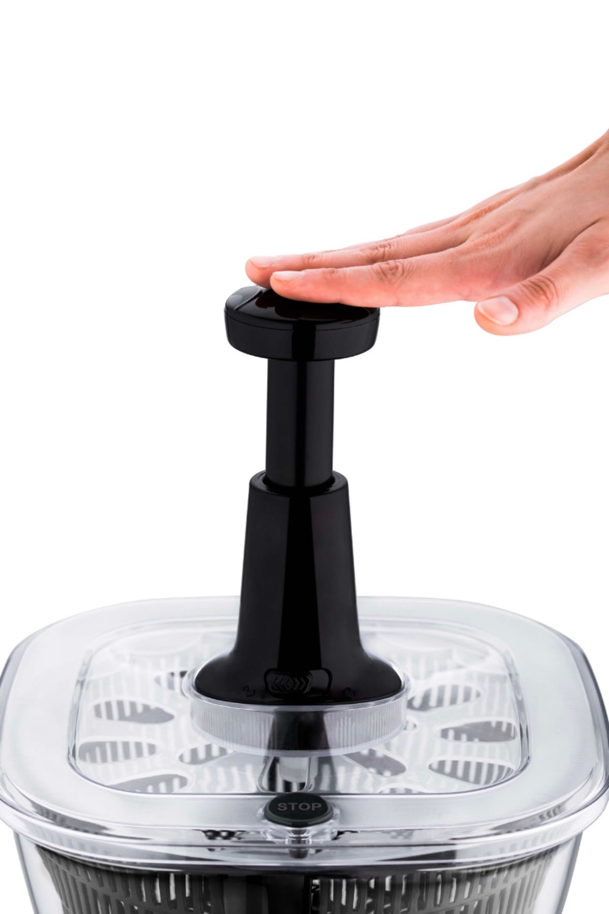 Comprox-Green 6LT Manual Vegetable Dryer - XL Practical Salad Dryer (With Stop Button) 5