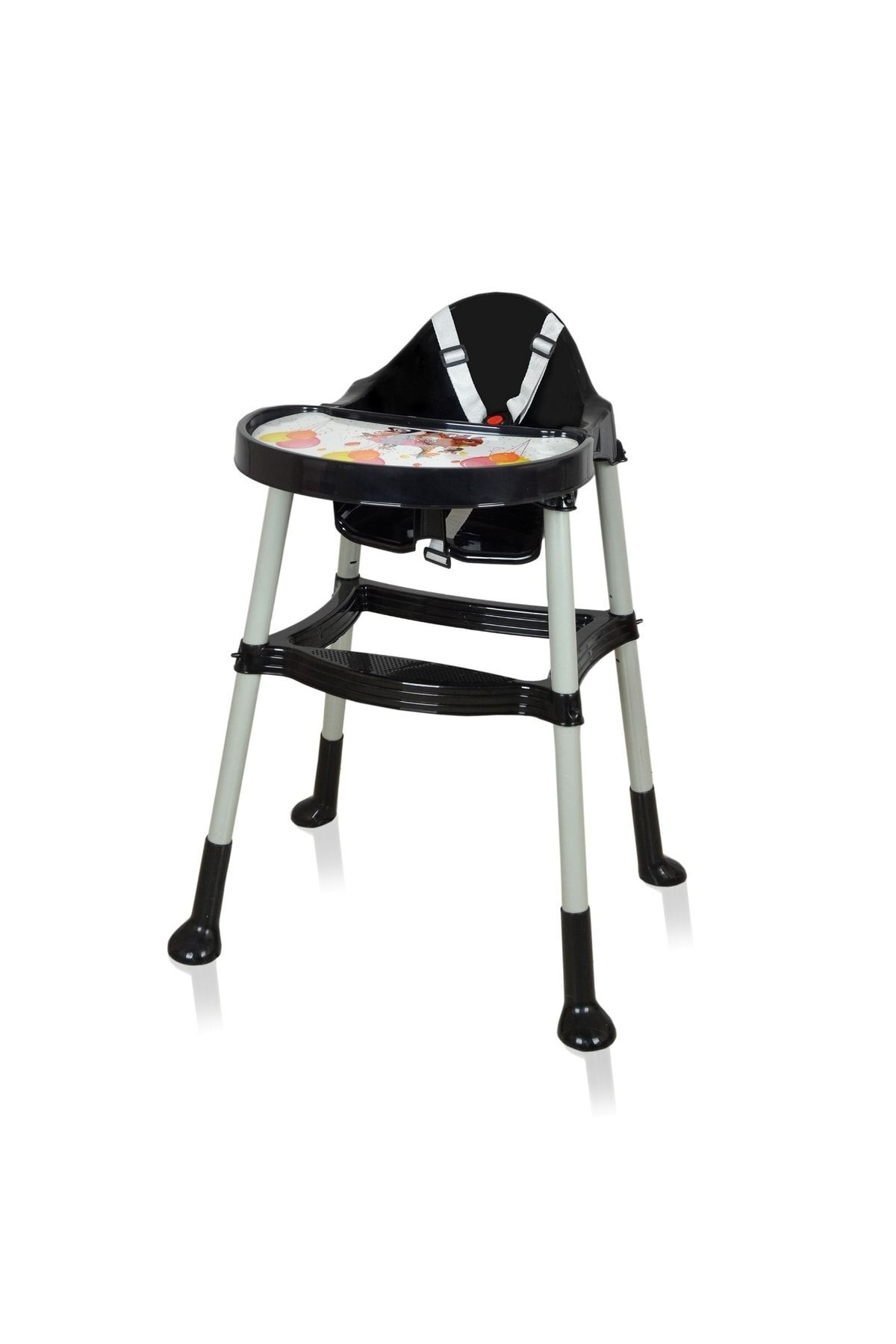 Bebeck Daisy Siyah Mama Sandalyesi Minderli fotoğrafı 4 (önizleme)