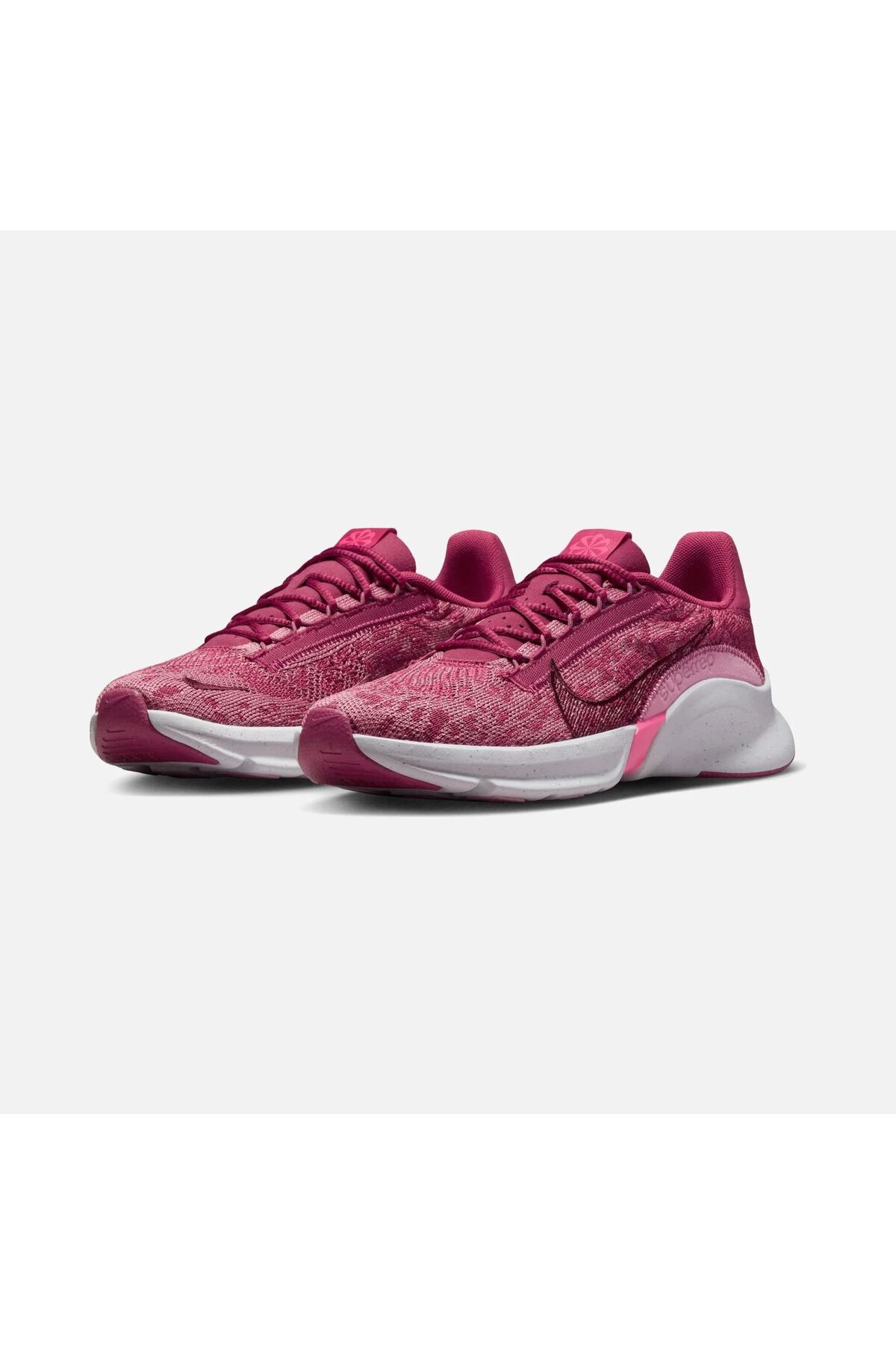 کفش دو و تمرین صورتی زنانه Superrep Go 3 Flyknit Next Nature Training ورزشی Nike