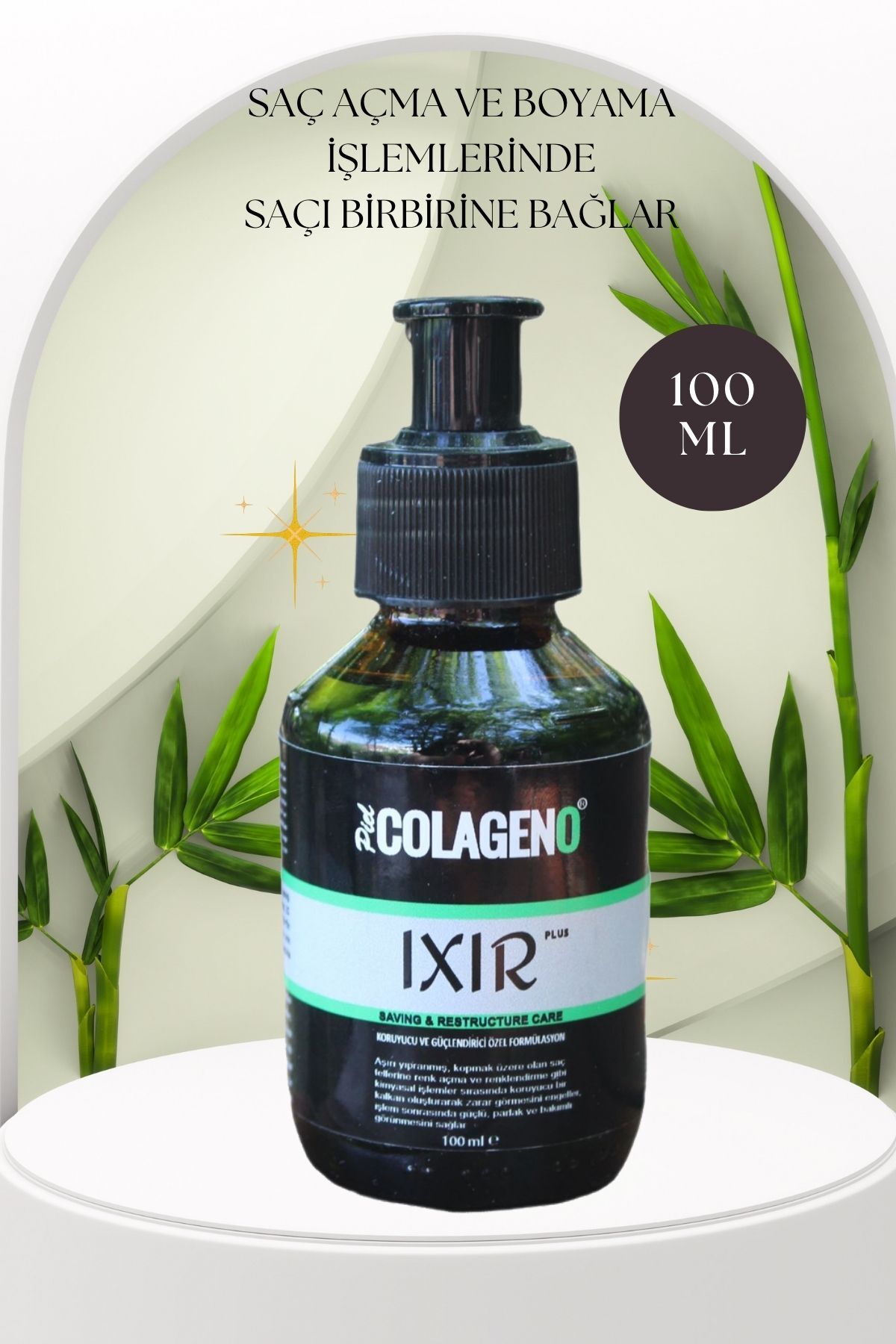 PİEL Ixir Yıpranmış Saçlar Için Işlem Öncesi Koruyucu , Saç Açma Ve Boyamada Saçı Birbirine Bağlayan