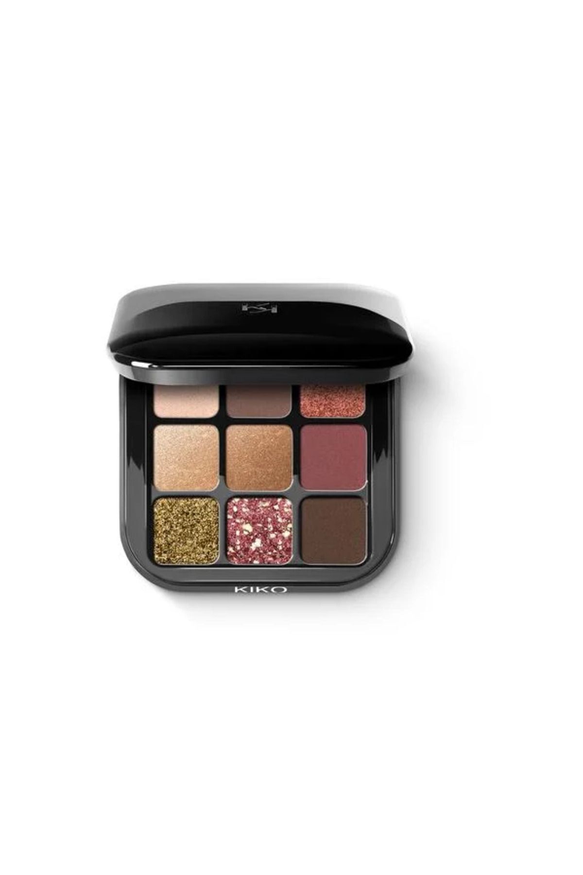 Палитра теней KIKO GLAMOUR MULTI FINISH EYESHADOW PALETTE 03 Burgundy Notes 8059385000367