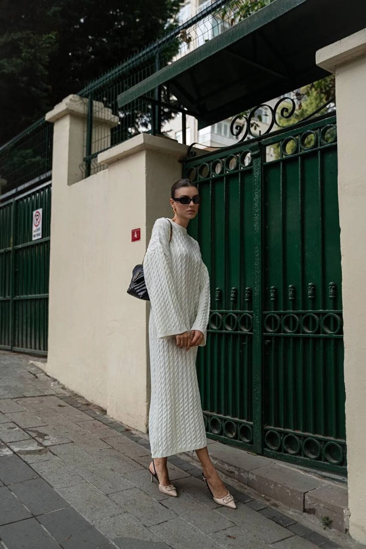 RAVİ İSTANBUL-Braided Knitwear Dress 2