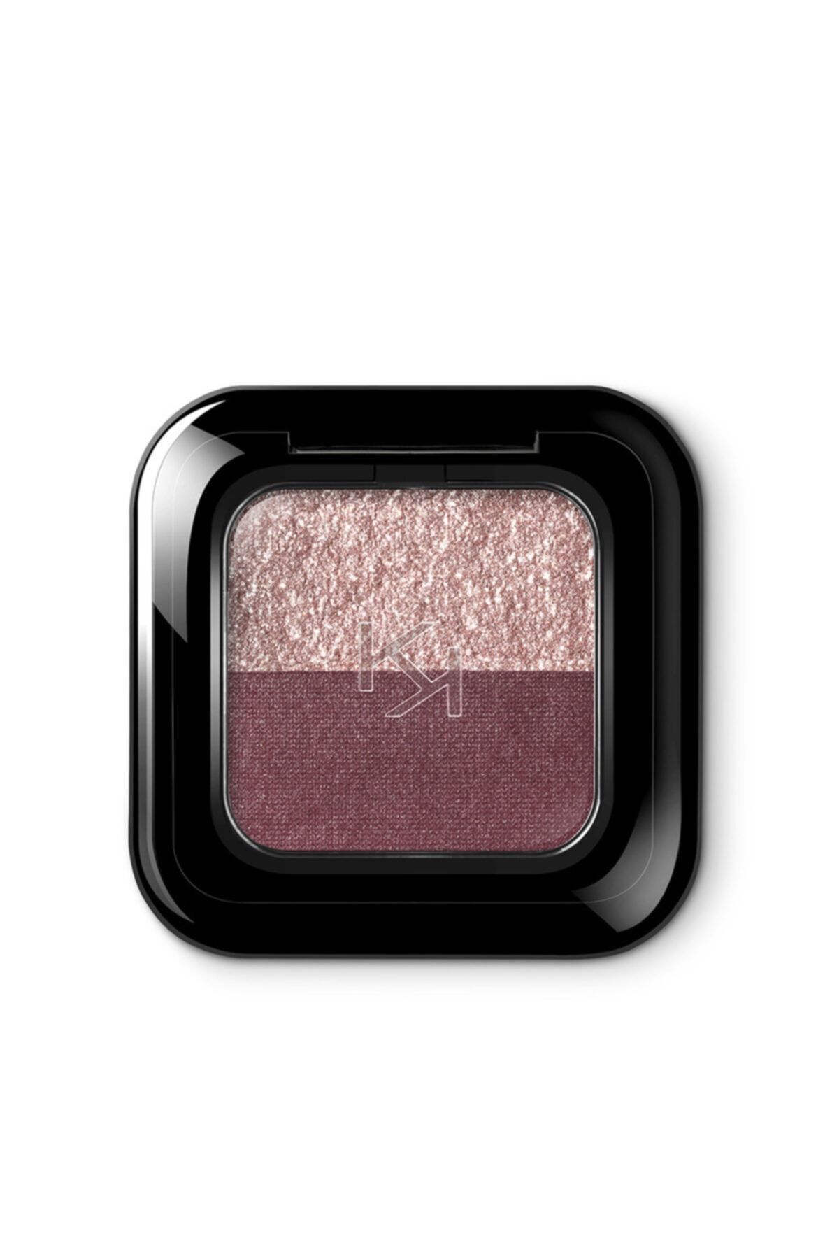 Палетка теней KIKO из 2 частей — New Bright Duo Eyeshadow 10 Золотисто-лиловый/бордовый KM002010100