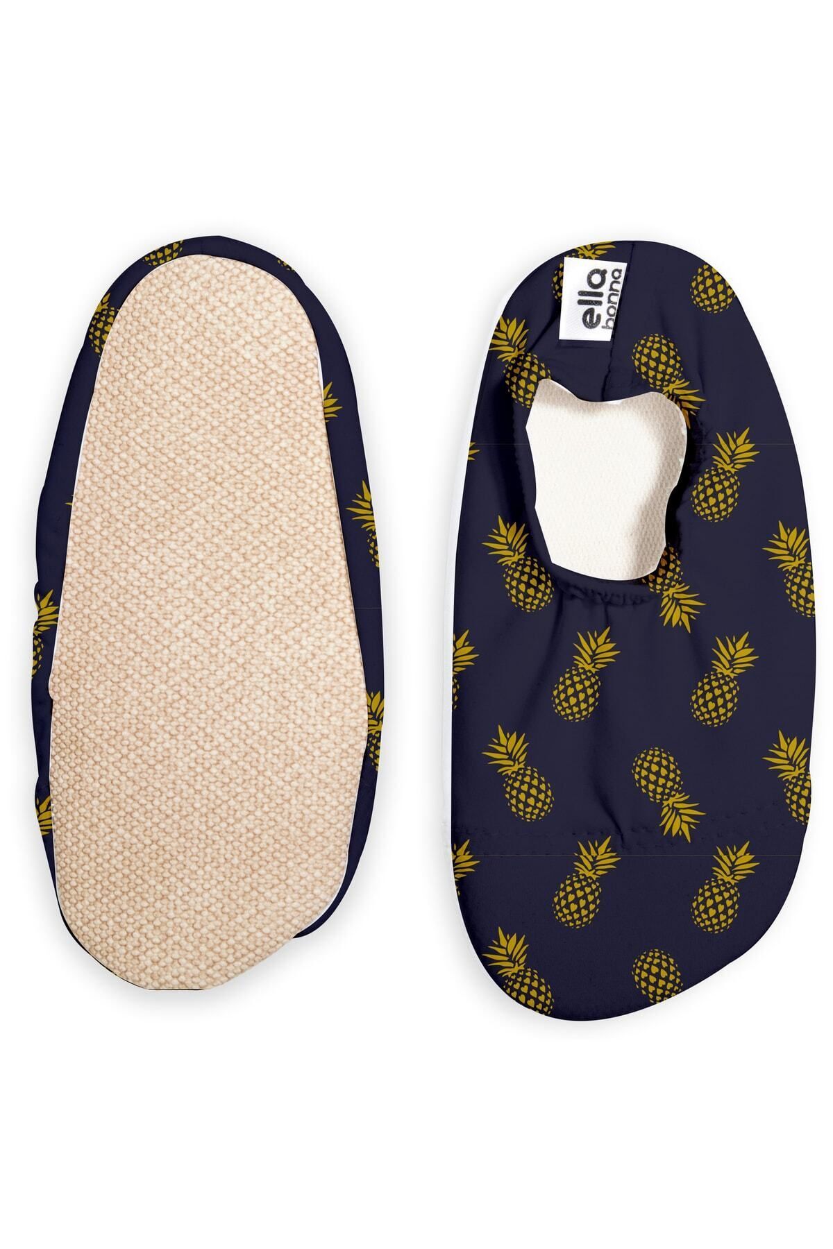Ella Bonna-Unisex-Schuhe für Babys und Kinder mit rutschfester Sohle für Meer und Pool – Ananas 2