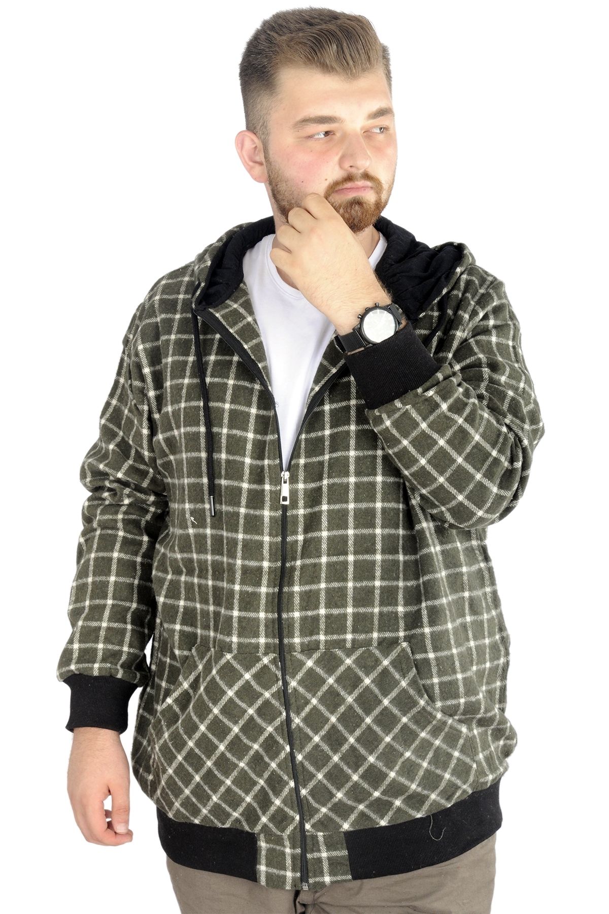 ModeXL-Mode Xl buzunar pentru transpirație lumberjack pentru bărbați 21574 verde 1