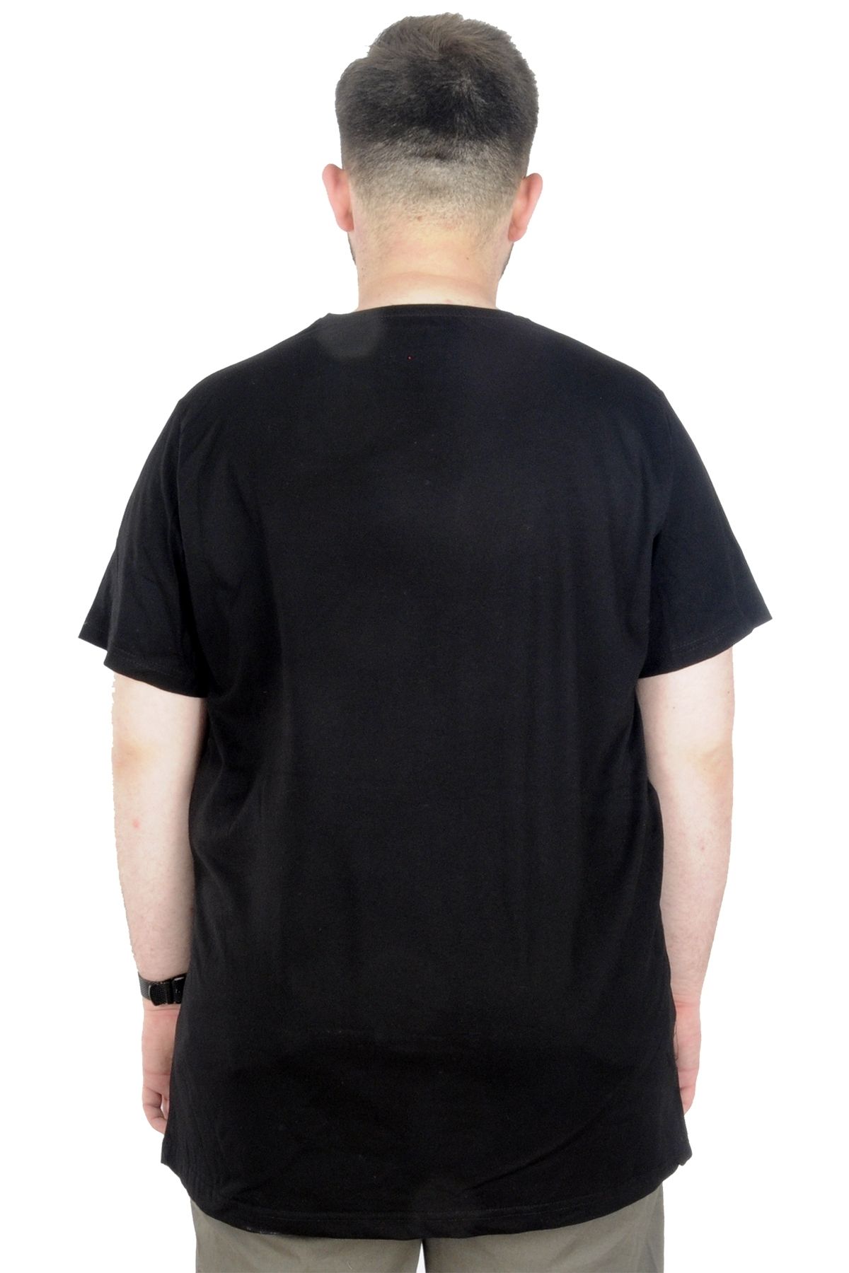 ModeXL-Mode Xl Tricou Marime Mari Crew Neck Bridge 22167 Negru 2