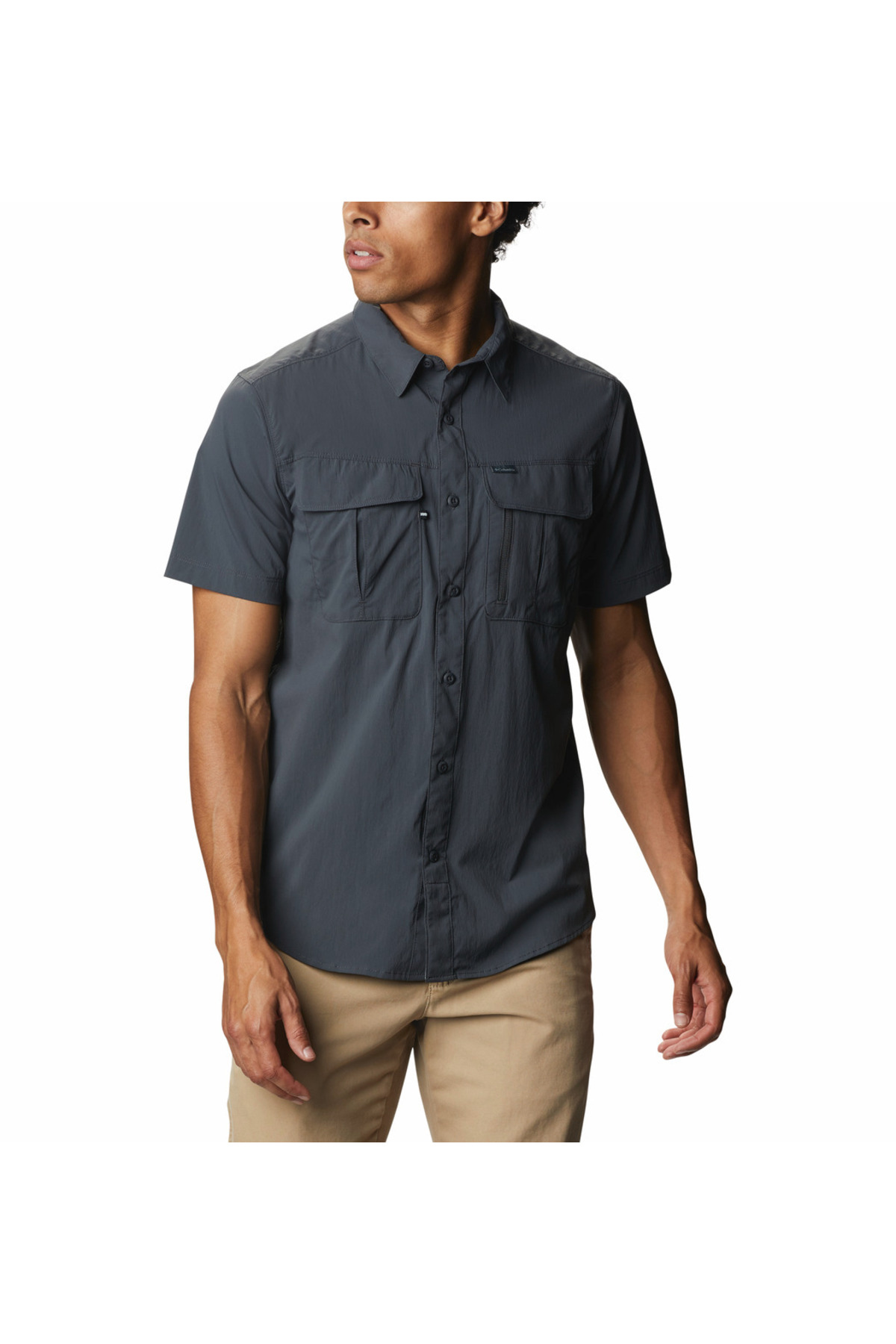 کلمبیا پیراهن مردانه آستین کوتاه خاکستری Ao0763-011