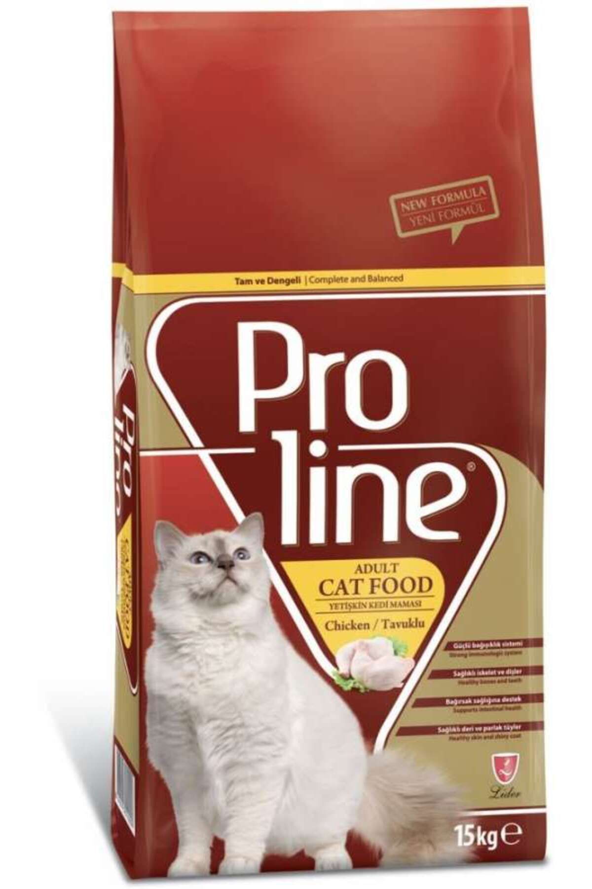 Proline Корм для взрослых кошек Proline с курицей, 15 кг 363-0001