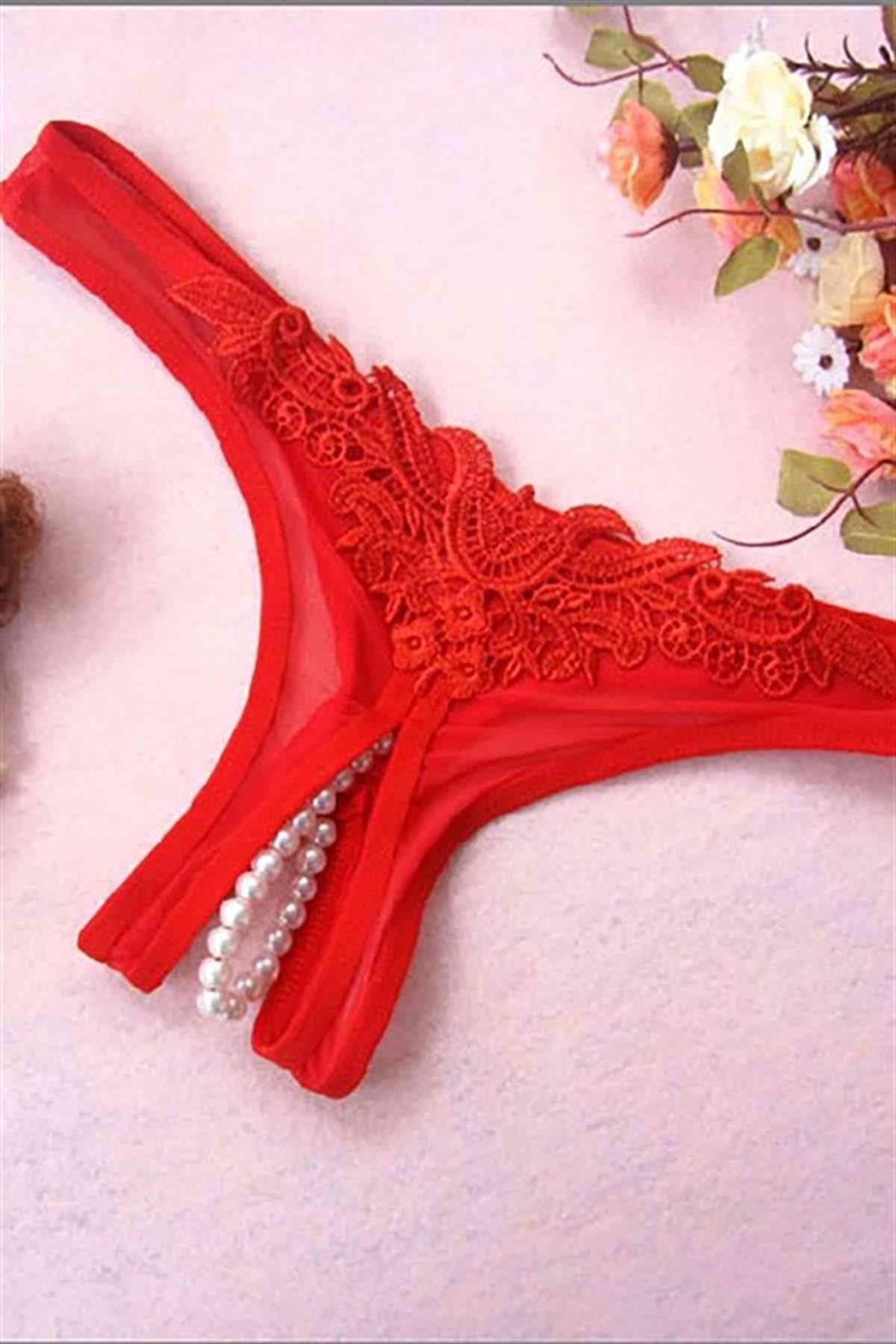 Трусики Merry See Markano Red Fantasy Private Area Pearl Open T652-TDT