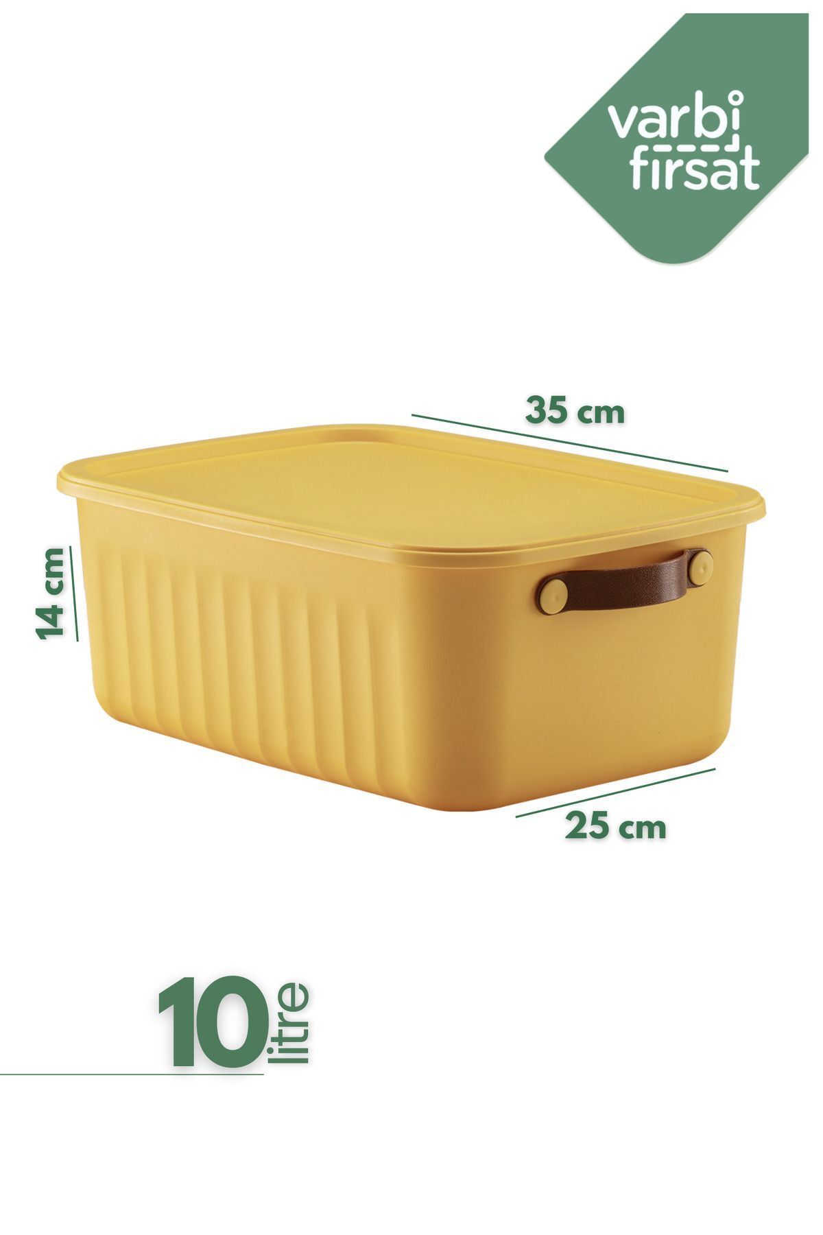 Varbifırsat-Boxify Mix 10 Lt - 3 Pieces Organizer Box with Lid, Decorative Storage Organizer 3