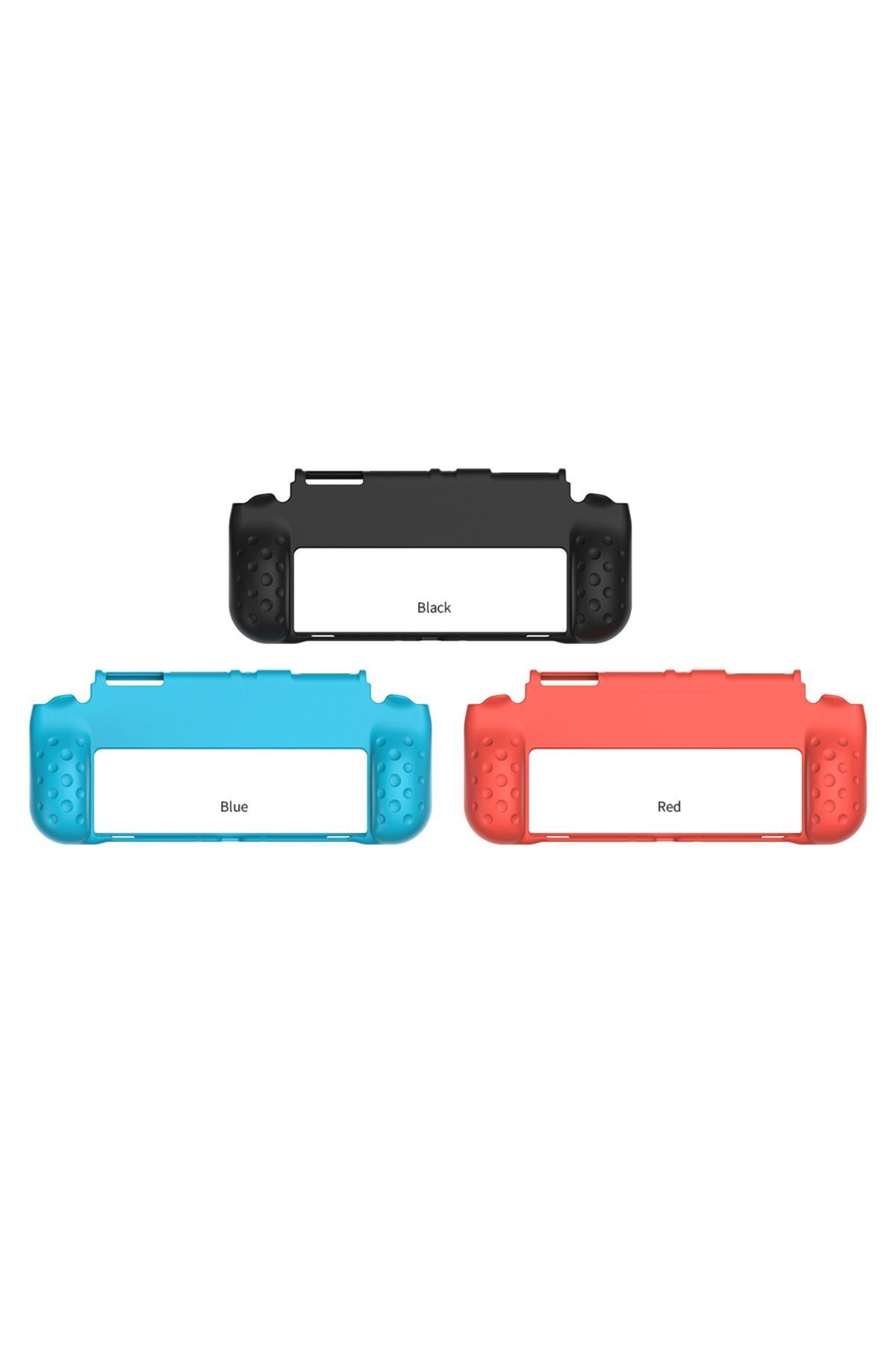 Nintendo Switch OLED El Destekli Grip Tasarımlı Koruyucu Silikon Kılıf 4