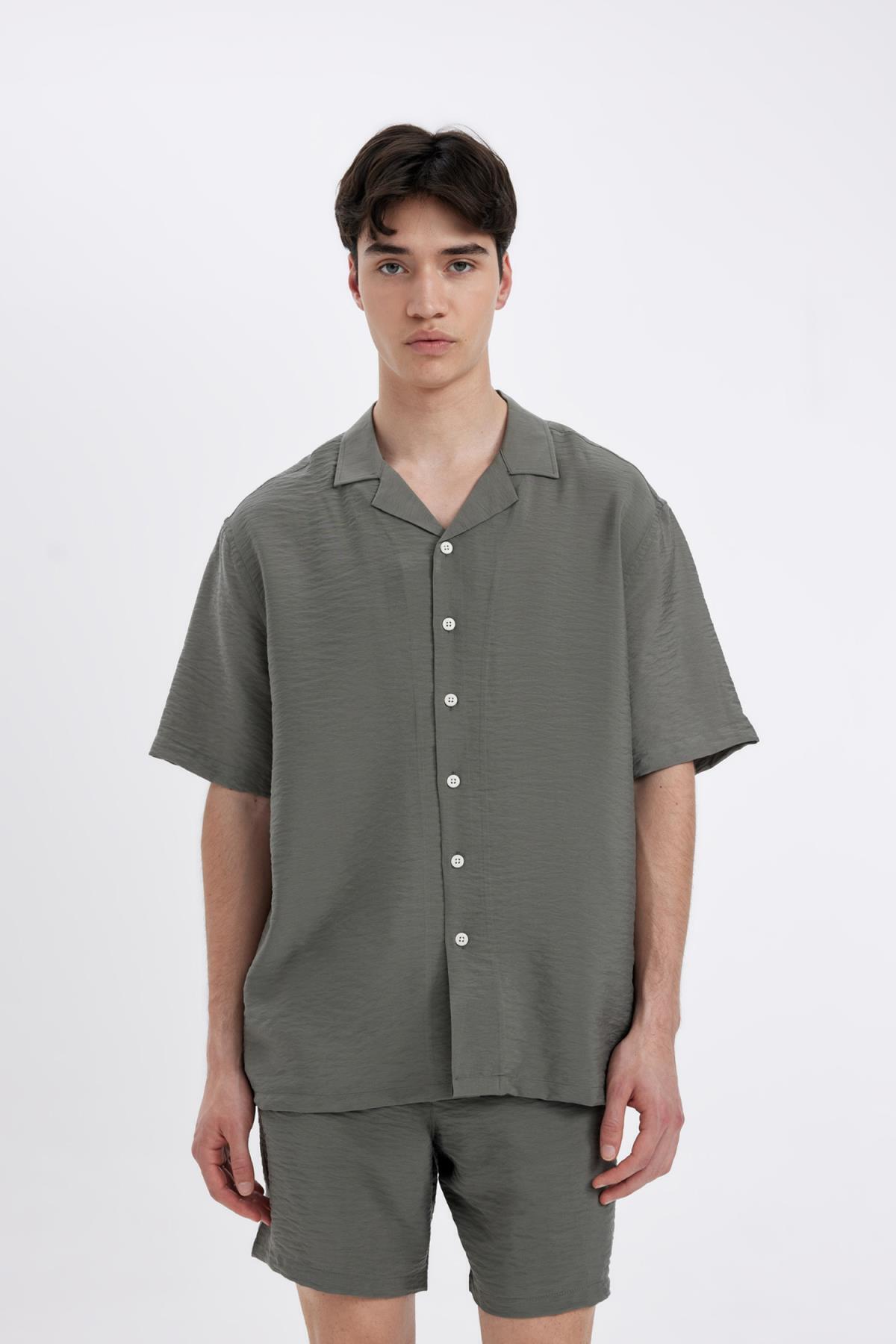 پیراهن مردانه دفاکتو | C8157AX24SM Defacto - Image 3