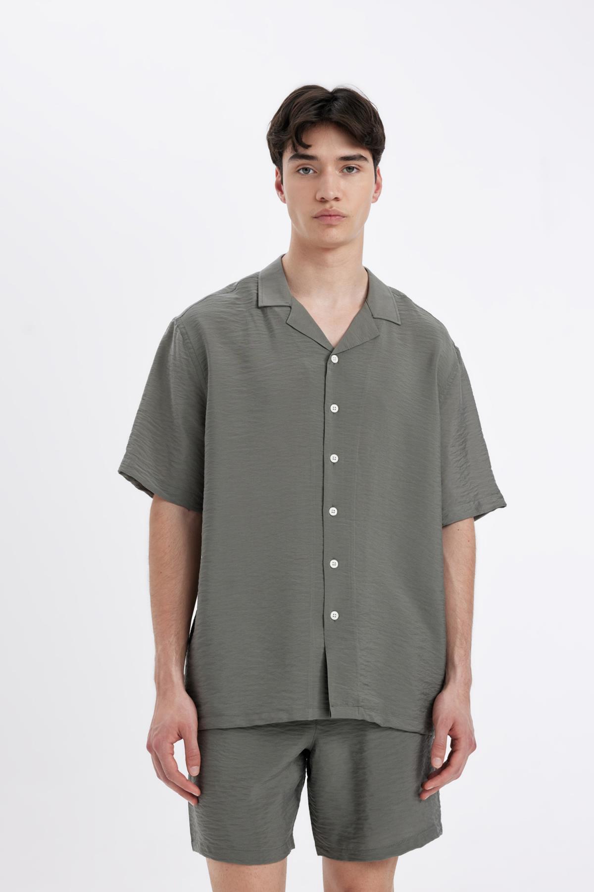 پیراهن مردانه دفاکتو | C8157AX24SM Defacto - Image 4