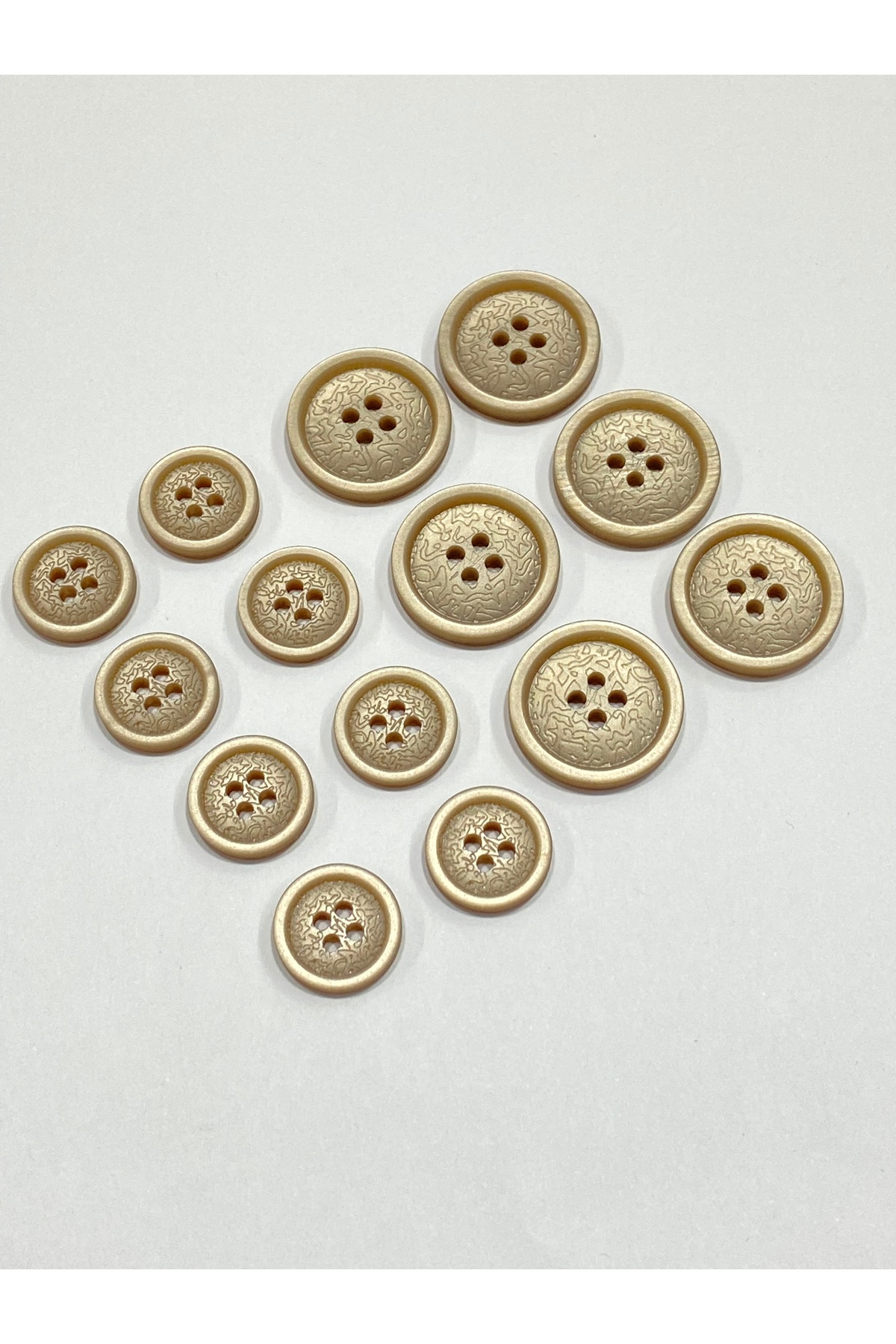 Blazer Jacket Button Set / Italian Button / Inside Pattern / Cappuccino Color